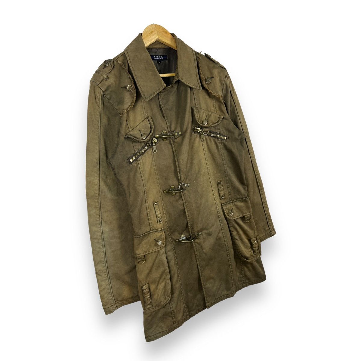 If Six Was Nine 🔥BONDAGE IN THE ATTIC changeabi design DISTRESS belt parka Size M / US 6-8 / IT 42-44 - 4 Thumbnail