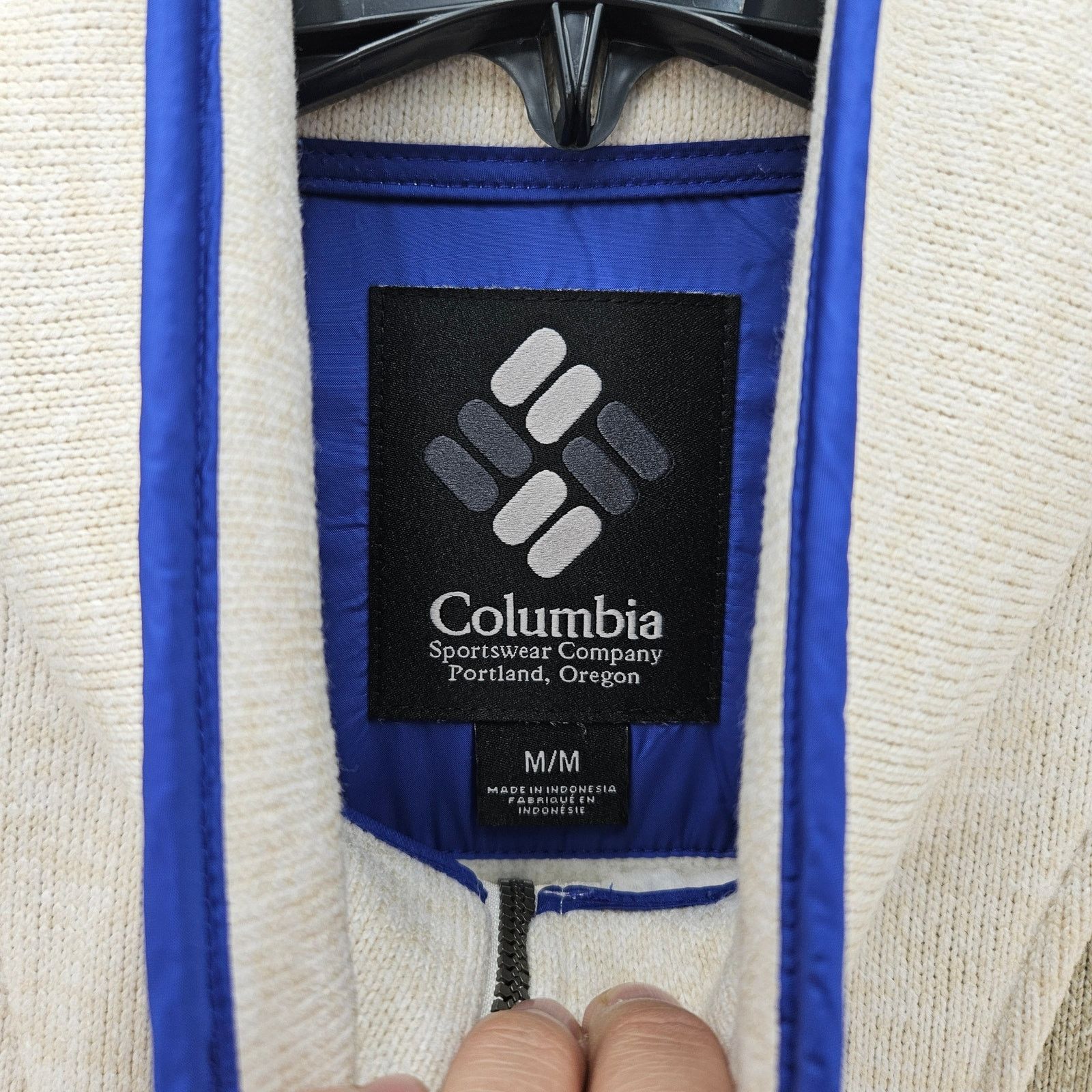 Columbia COLUMBIA MEN'S MEDIUM OG STYLE ZIP UP FLEECE JACKET GREY BEI Size US M / EU 48-50 / 2 - 4 Thumbnail