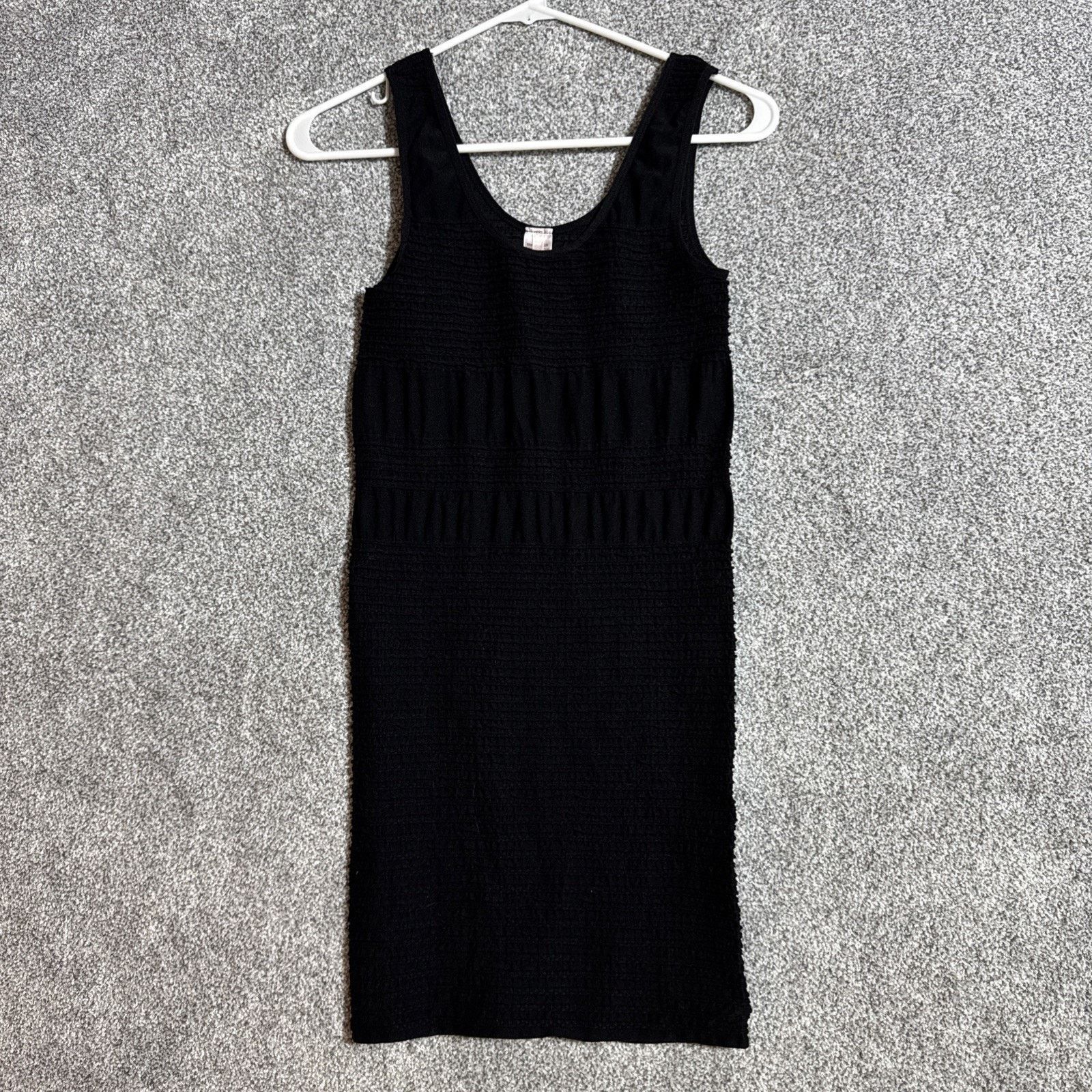 Other Retro Y2K Dress One Size Waffle Knit Bodycon Slinky Coquette Size ONE SIZE - 1 Thumbnail