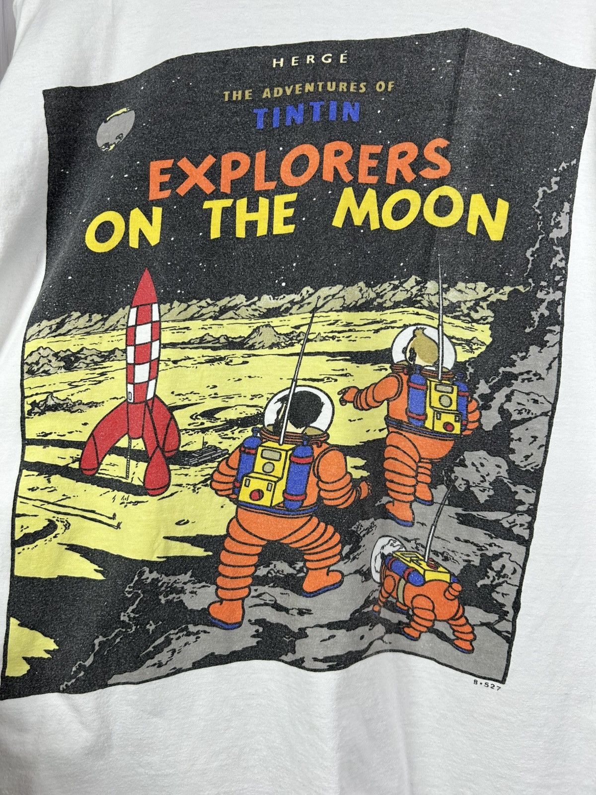 Vintage Vintage The Adventures Of Tintin Explorers On The Moon Sz XL Size US XL / EU 56 / 4 - 8 Thumbnail