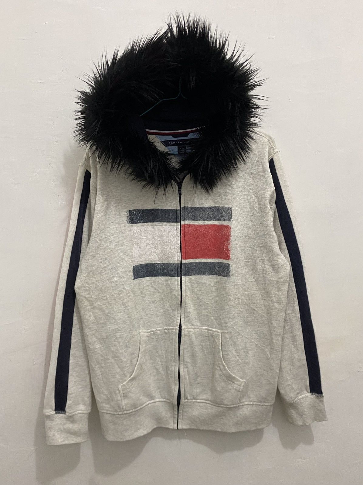 14th Addiction 💥LGB💥Tommy hilfiger Fur Zipper Hoodie LGB Style Size US L / EU 52-54 / 3 - 2 Thumbnail