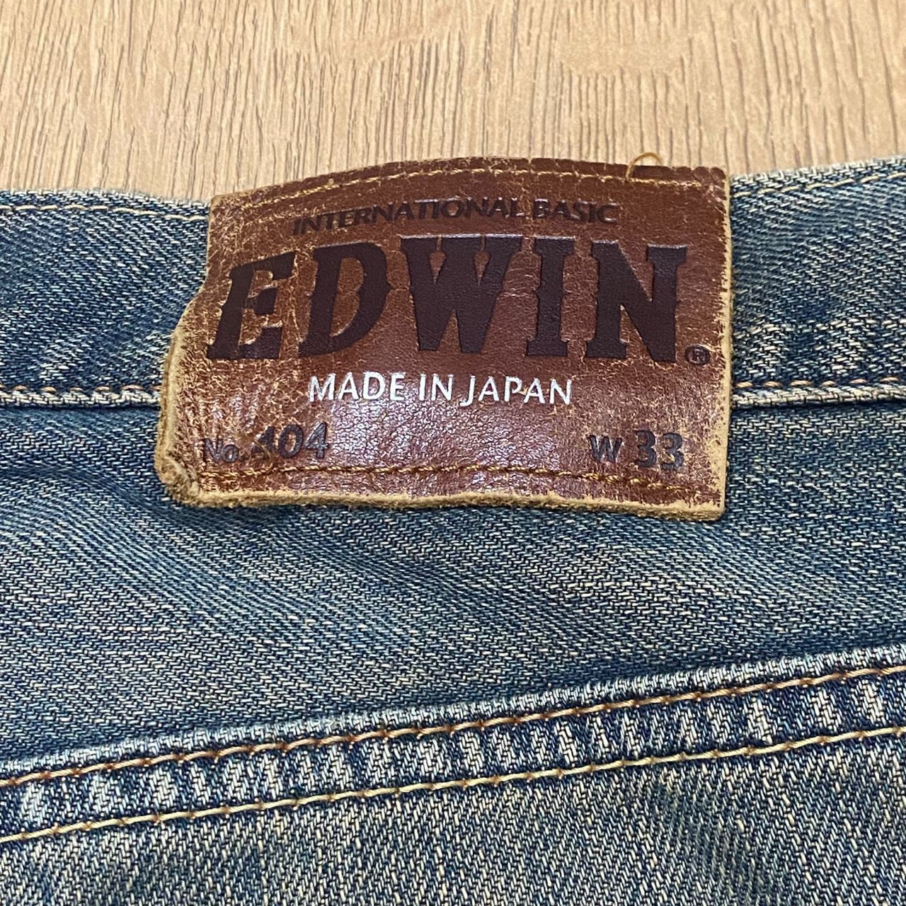 Edwin Vintage Edwin 404 Distressed Denim Size US 33 - 16 Thumbnail