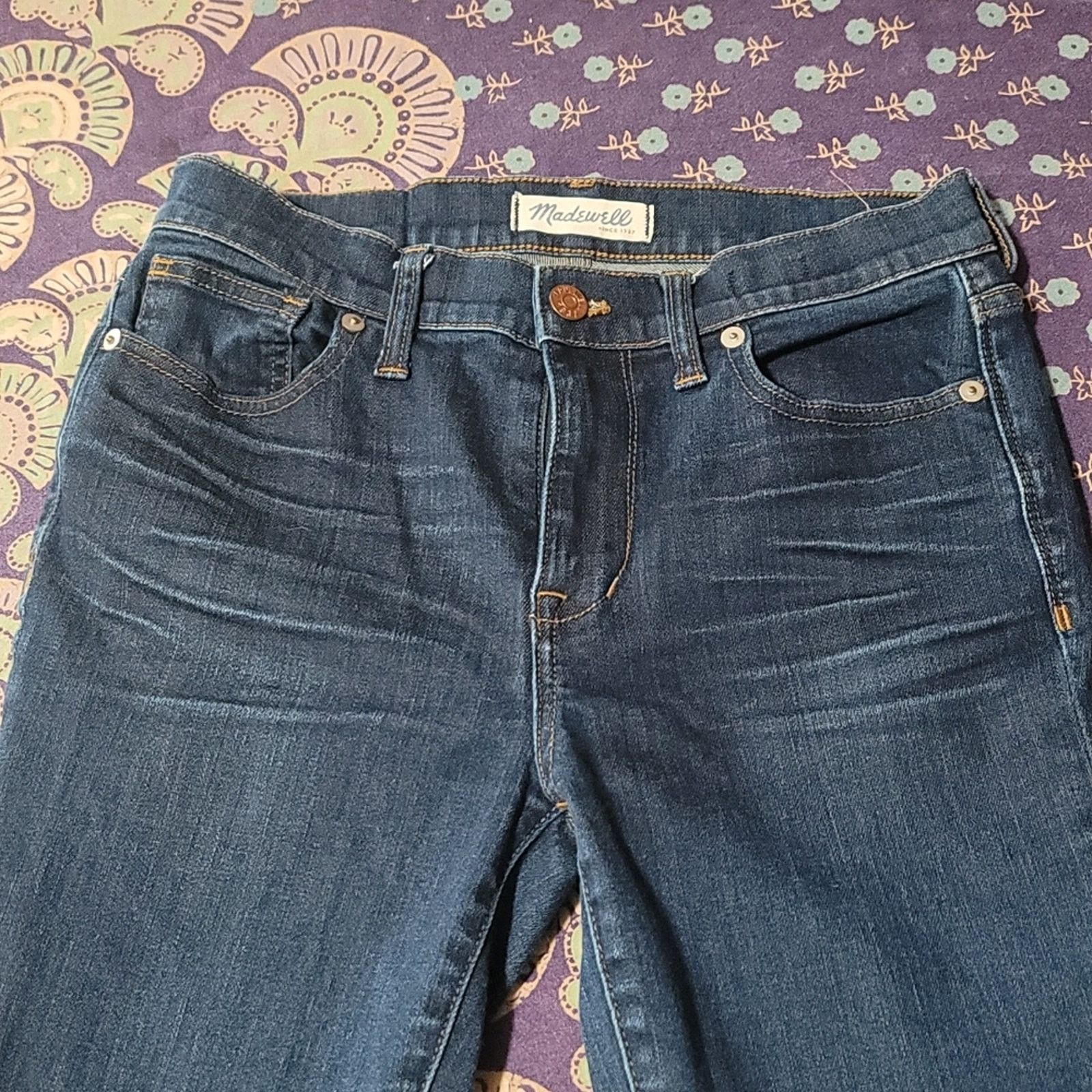 Madewell Madewell High Riser Skinny Ankle Jeans Size 27" / US 4 / IT 40 - 1 Thumbnail