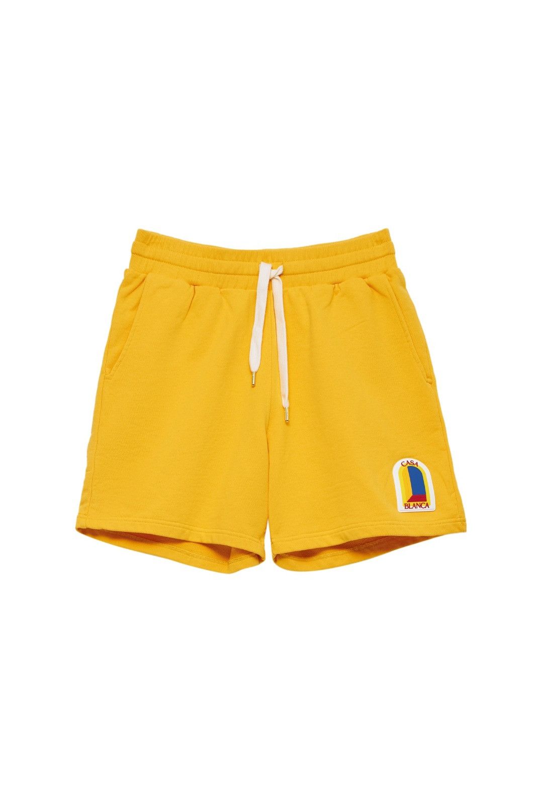 Casablanca o1mle0326 Patch Sweatshorts L'Arche De Jour in Yellow Size US 28 / EU 44 - 1 Preview