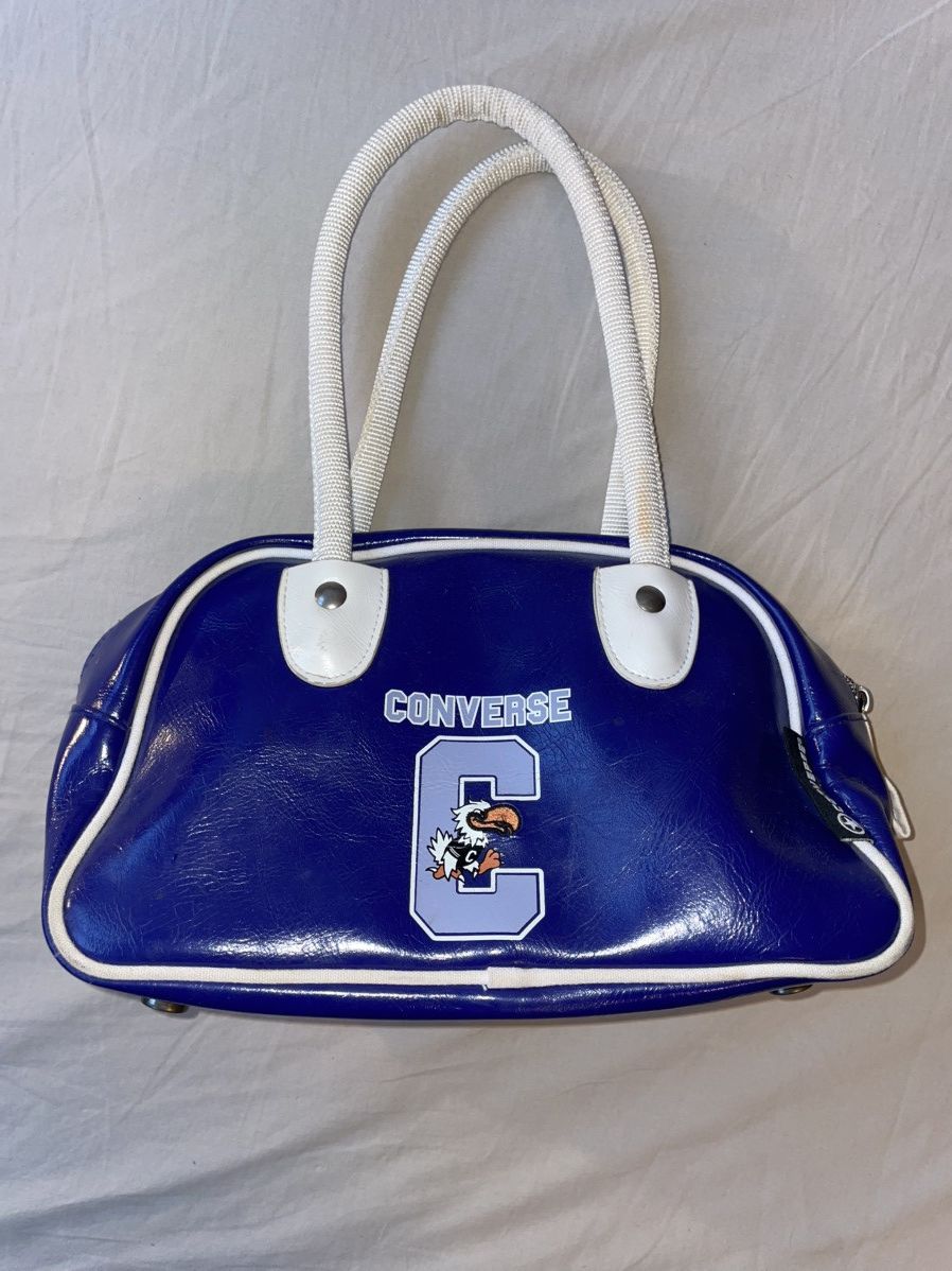 Converse Rare Vintage Converse Varsity Bag| 100% PVC| 2000s Y2K Style Size ONE SIZE - 1 Thumbnail