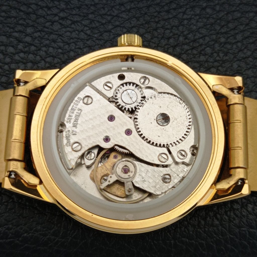 Other VINTAGE MONTINE HAND-WINDING SWISS MENS WATCH a444174 Size 38 - 9 Thumbnail