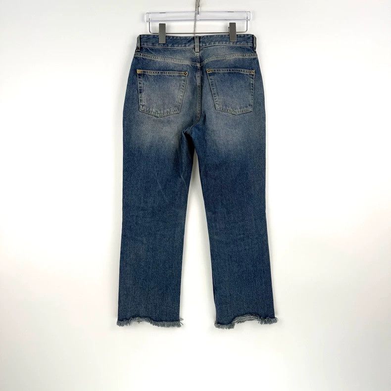 Louis Vuitton Louis Vuitton Blue washed presbyopic leather fur-trimmed je Size US 34 / EU 50 - 4 Thumbnail