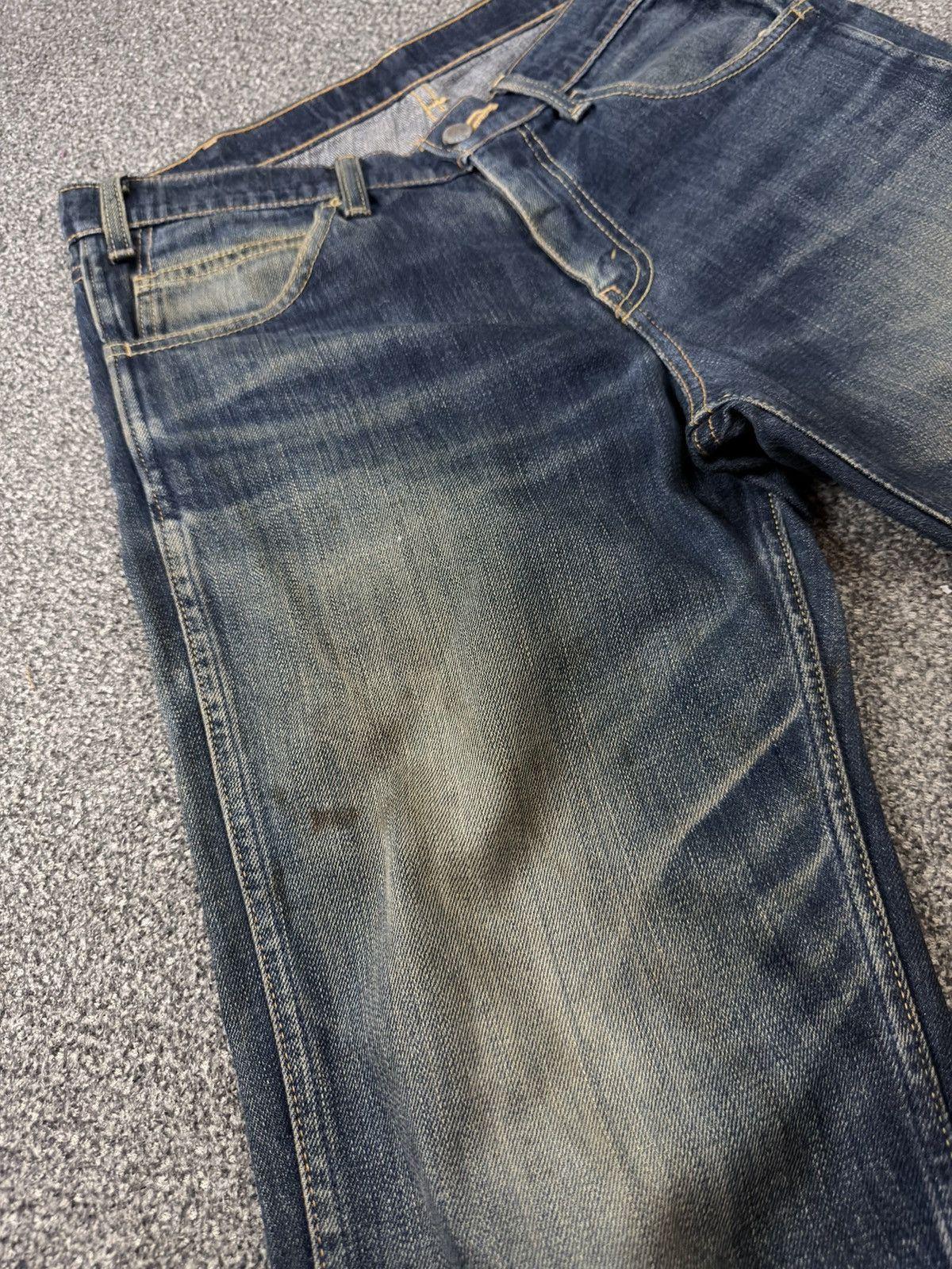 Levi's Vintage Denim Levis 606 Tappered Heavy Faded Distressed Wash Size US 32 / EU 48 - 4 Thumbnail