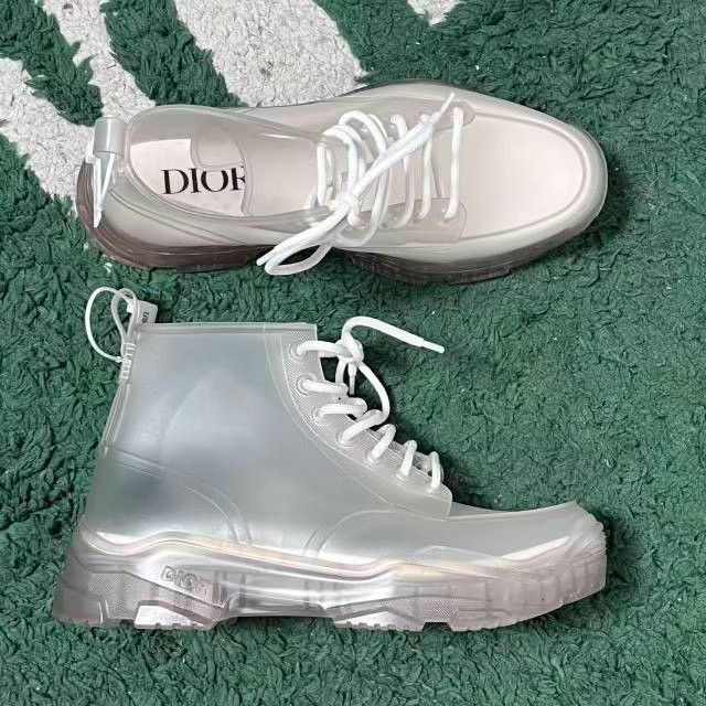 Dior Dior Men's Lace-Up Ankle Martin Boots Size US 8 / EU 41 - 1 Thumbnail