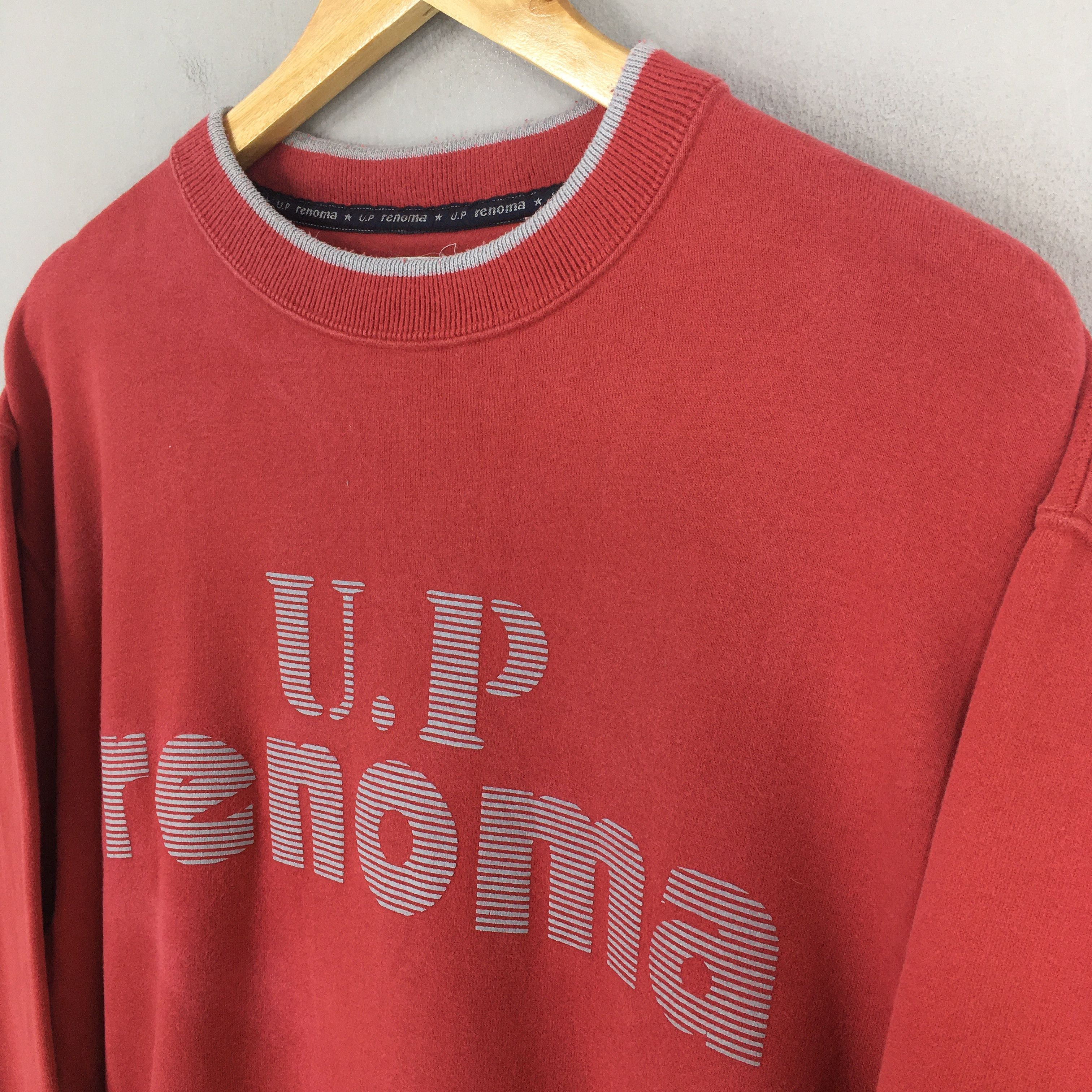 Designer Vintage Up Renoma Sports Red Jumper Medium Size US M / EU 48-50 / 2 - 3 Thumbnail
