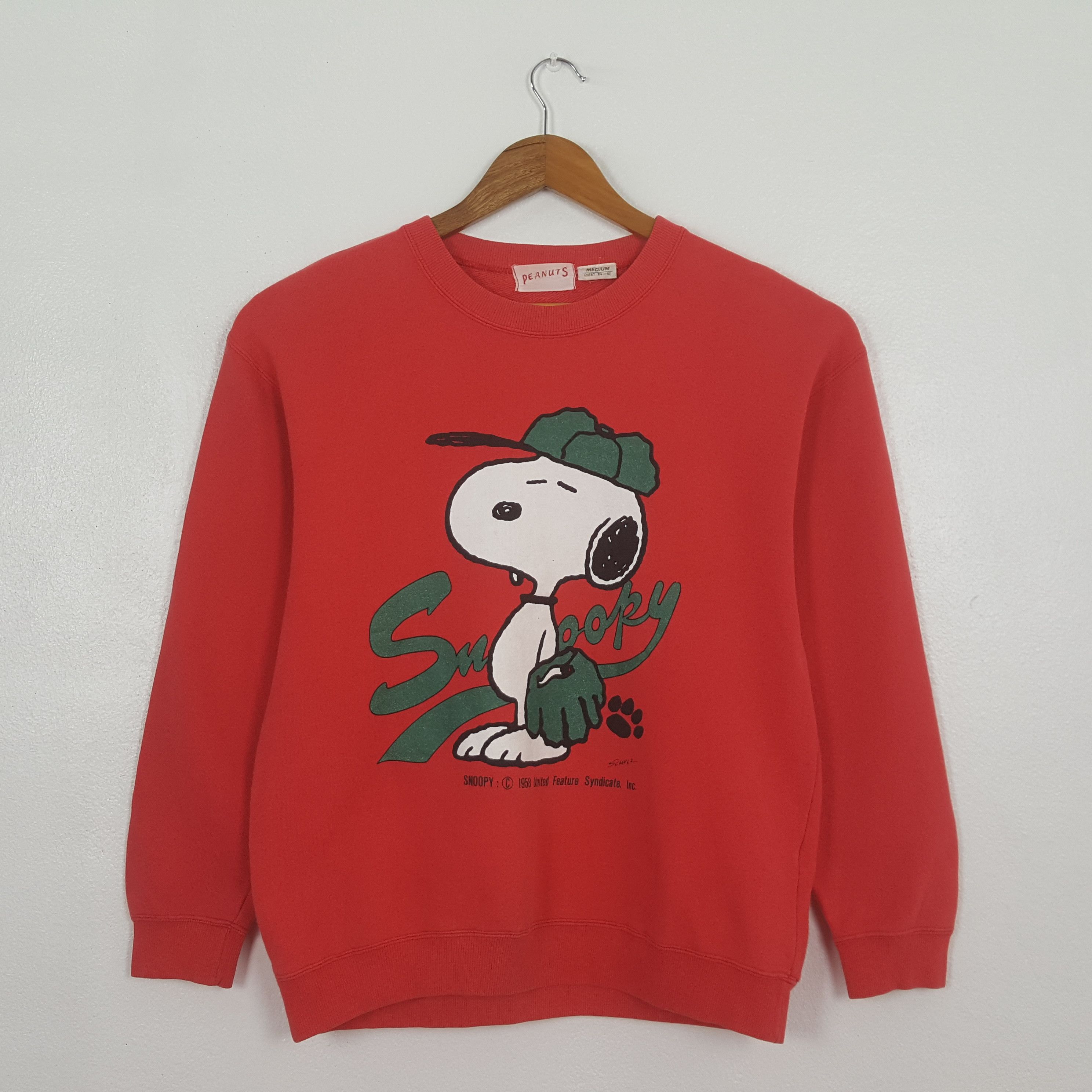 Peanuts Vintage Snoopy Peanuts Streetwear Style Sweatshirt C306N15 Size US M / EU 48-50 / 2 - 1 Thumbnail