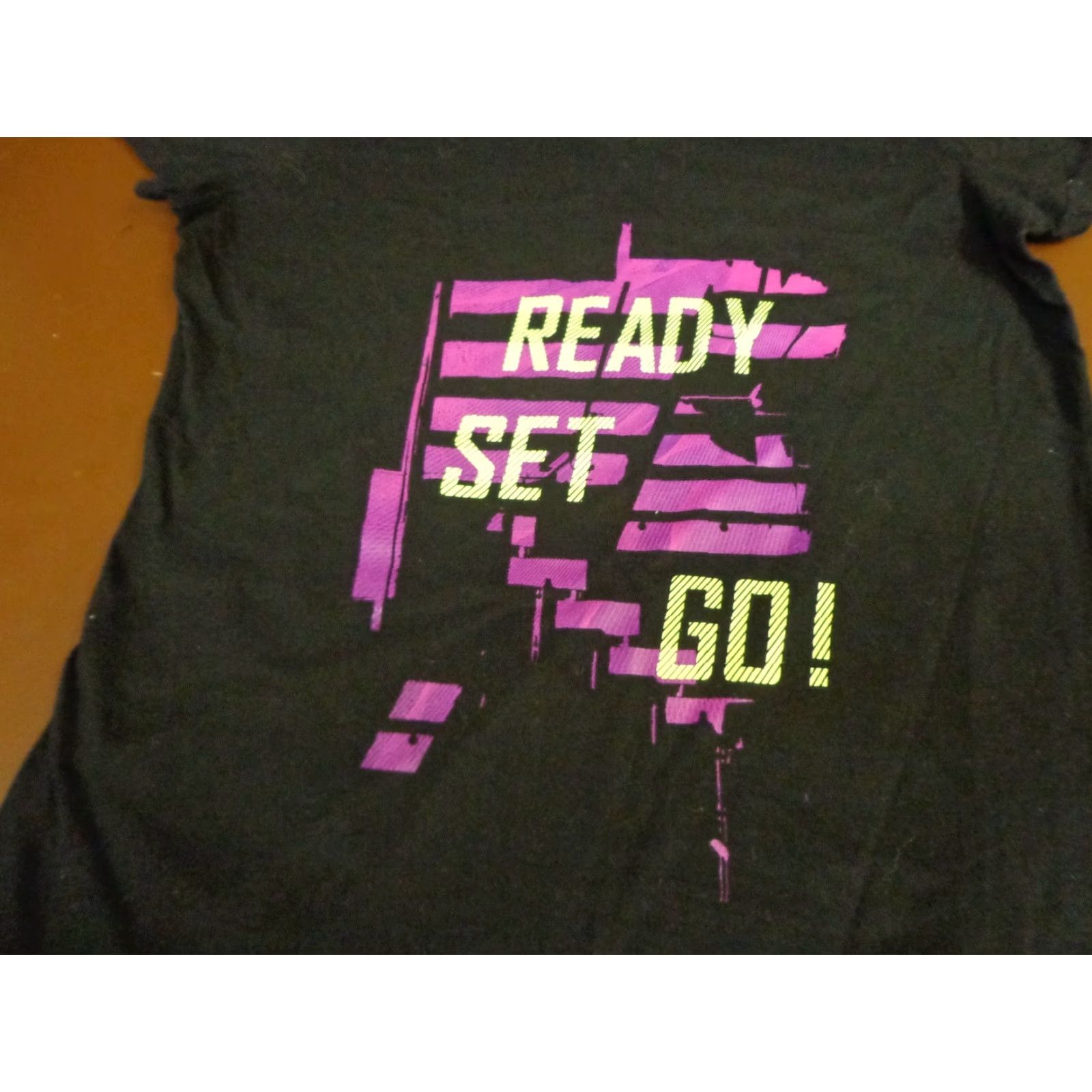 Tek Gear Womans Tek Gear T Shirt Small Ready, Set, Go Dry Tek Tee S1 Black Women Short Sleeve Athletic Tops Running Cotton Blend | Mens Womens? Size S / US 4 / IT 40 - 2 Thumbnail