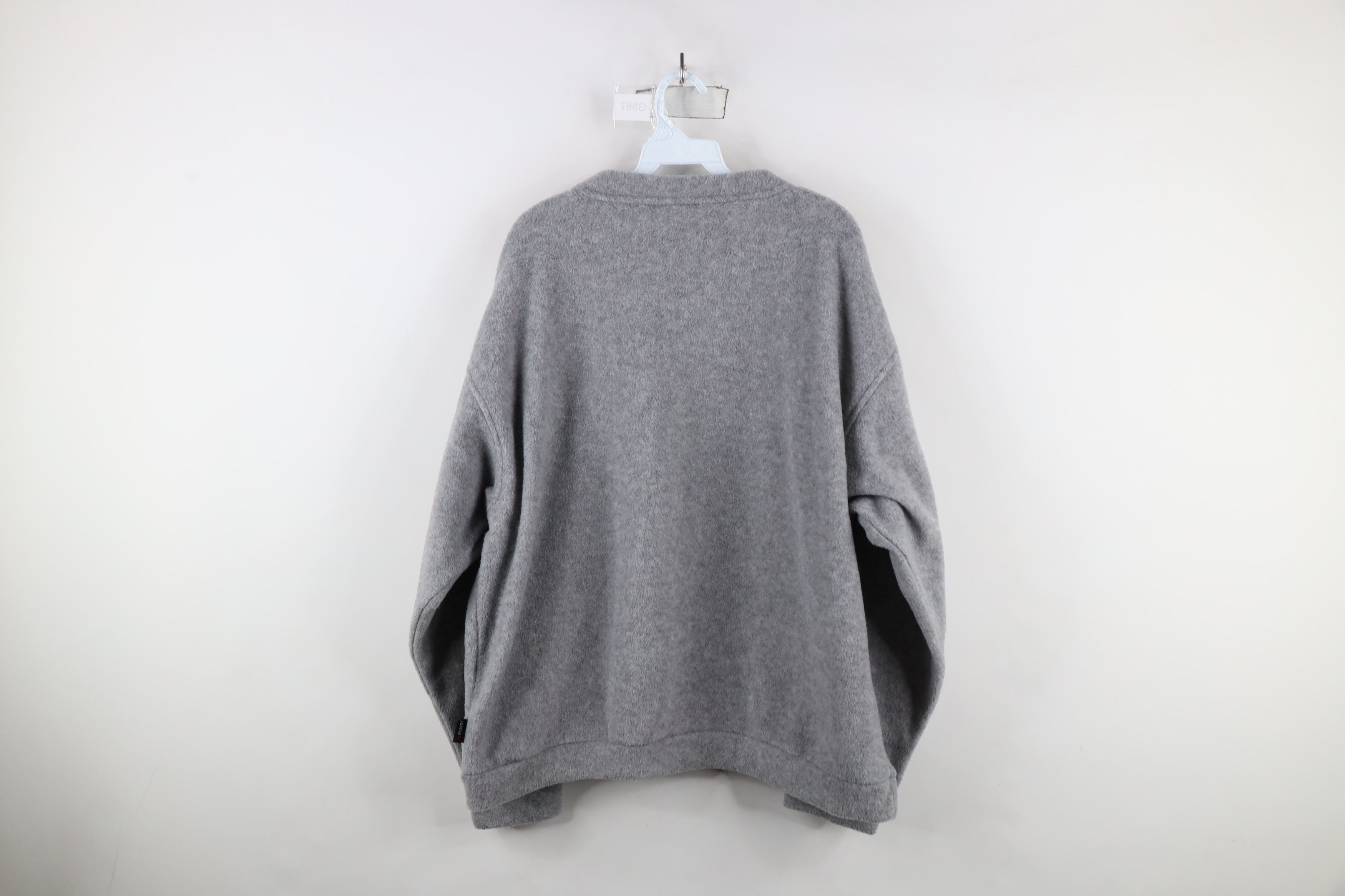 Vintage Vintage 90s Streetwear Fleece Thick Sweater Gray USA Size US XL / EU 56 / 4 - 11 Thumbnail