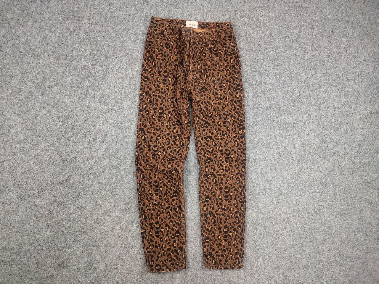 Sezane Sezane France Design Art Leopard brown Denim Ankle Jeans Size 27" / US 4 / IT 40 - 6 Thumbnail
