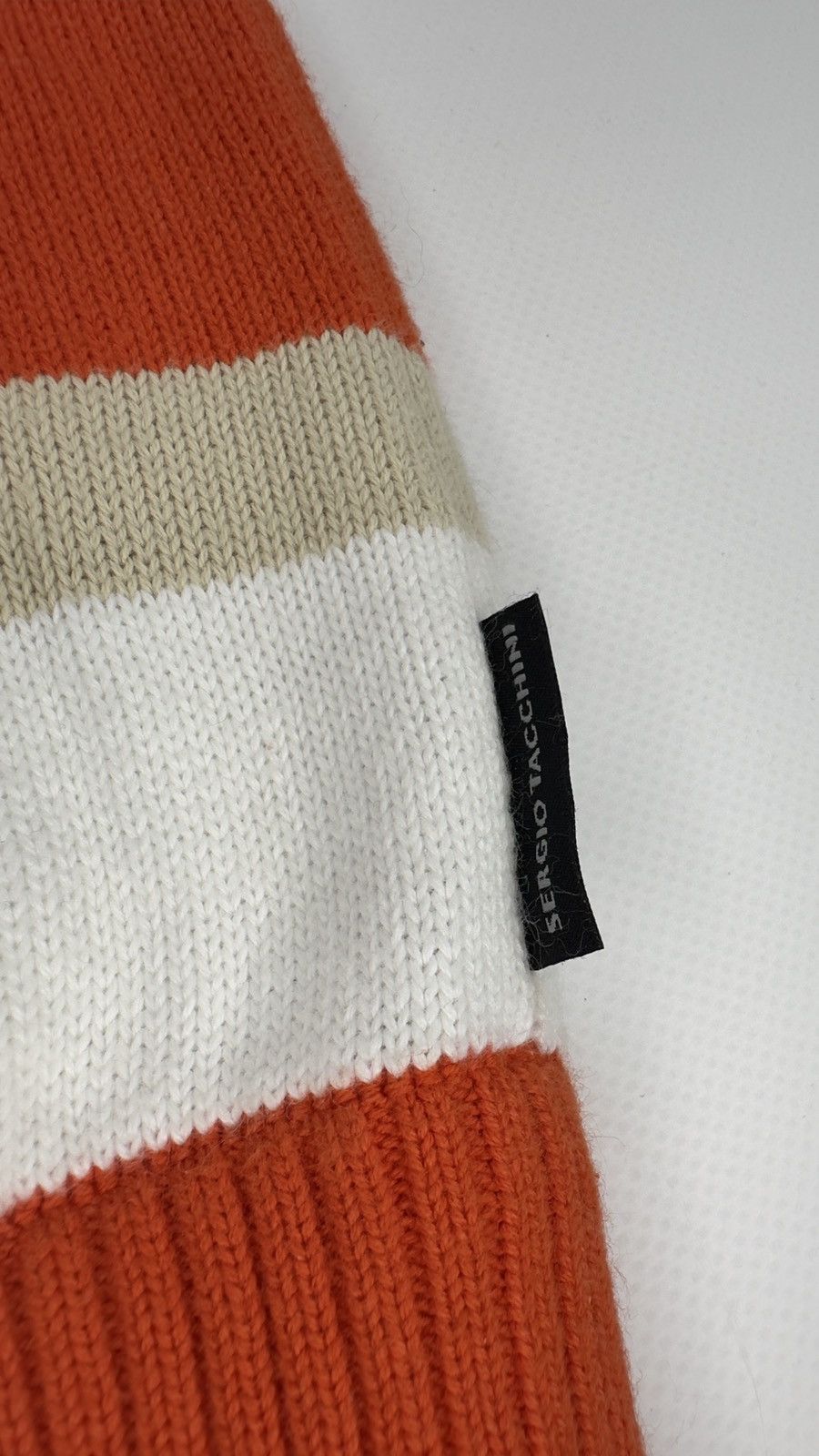Sergio Tacchini × Vintage Vintage Sergio Tacchini Cotton Sweater X-Large Size US XXL / EU 58 / 5 - 5 Thumbnail