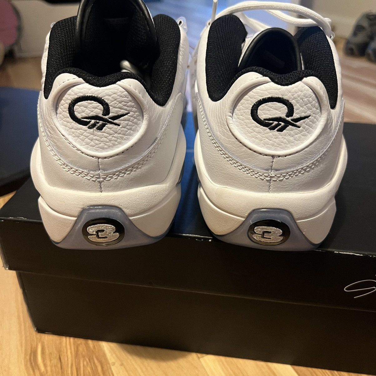 Reebok Reebok Question Low Black Toe Size 8 Size US 8 / EU 41 - 4 Thumbnail