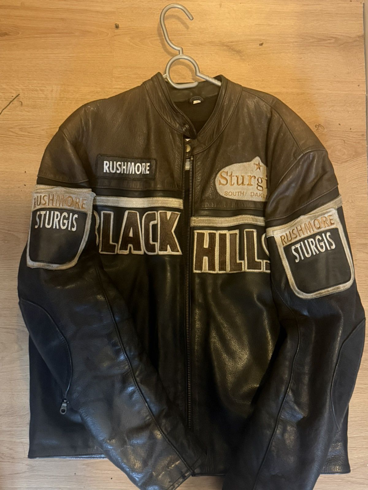 Other VINTAGE LEATHER JACKET Size US L / EU 52-54 / 3 - 4 Thumbnail