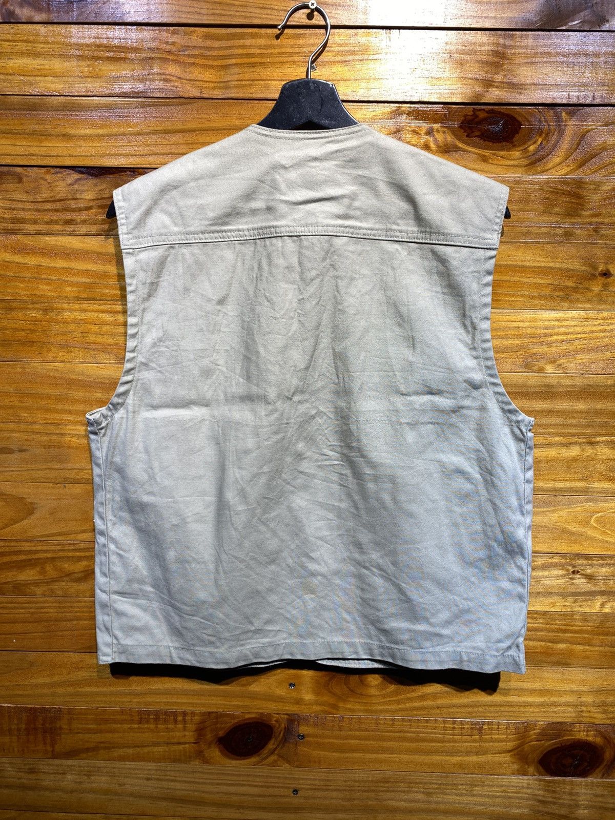 Japanese Brand Evenriver Wild Beige Utility Vest – Outdoor Workwear Fishing Size US L / EU 52-54 / 3 - 8 Thumbnail