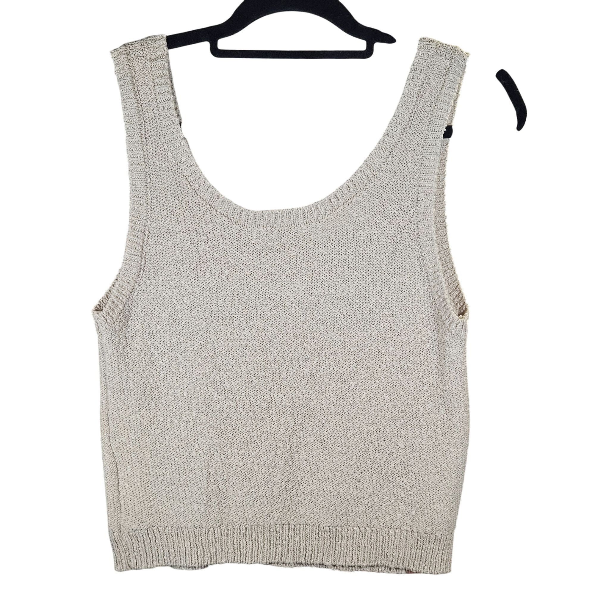 Z Supply Z Supply Women’s Knit Tank Beige M Clean Girl, Coastal Cowgi Size M / US 6-8 / IT 42-44 - 3 Thumbnail