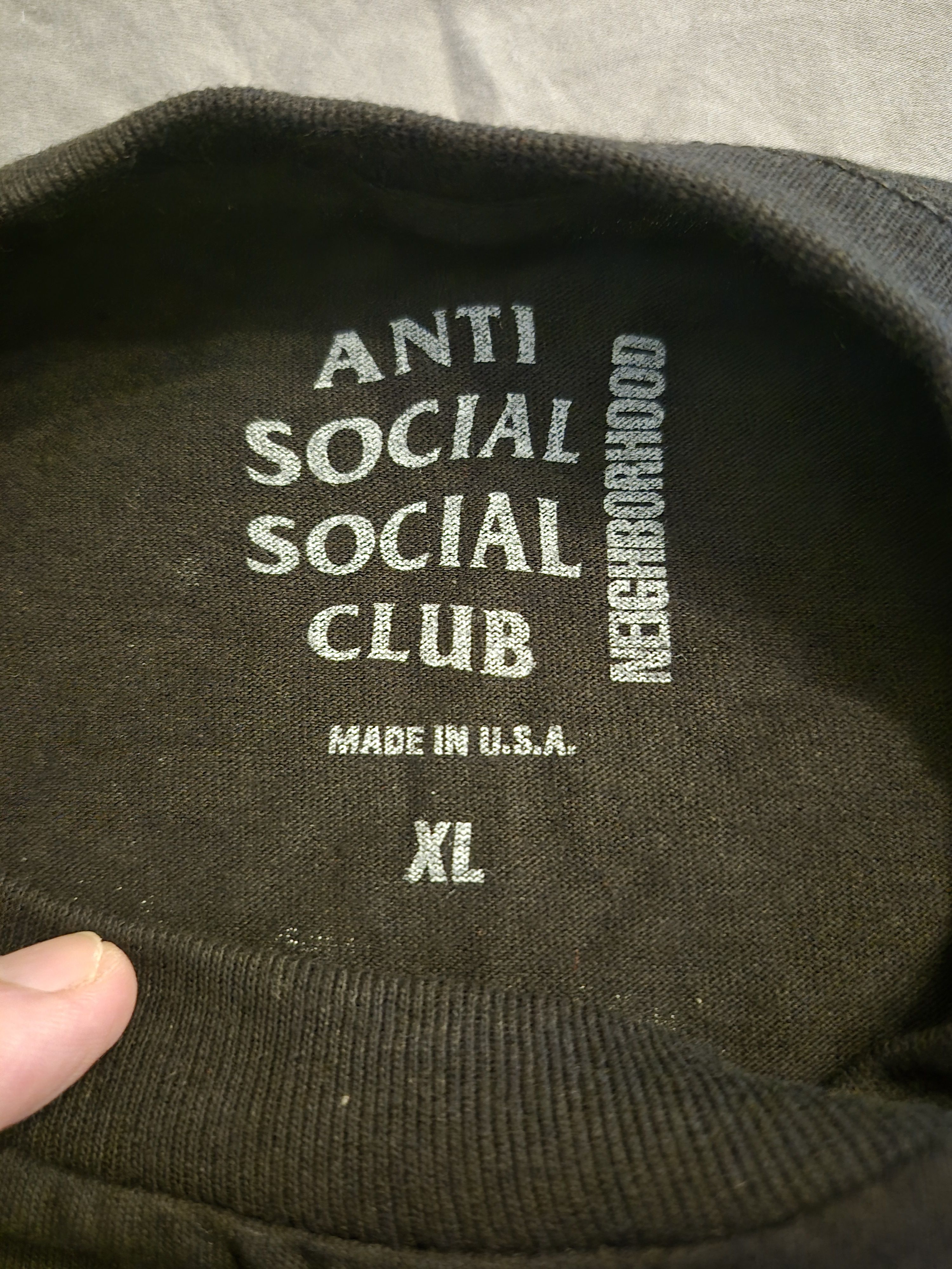 Anti Social Social Club × Neighborhood Anti Social Social Club x Neighbors Collab "Turbo" Tee XL Size US XL / EU 56 / 4 - 4 Thumbnail