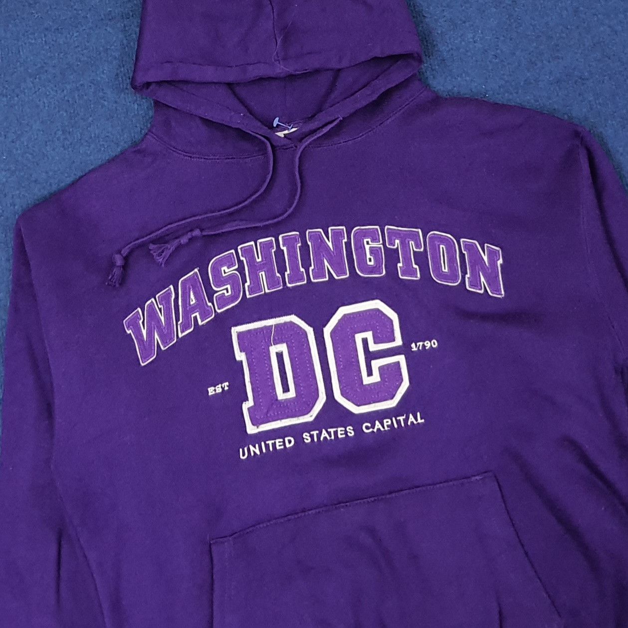 DC Vintage DC Washington United State Capital Hoodie C246N26 Size US M / EU 48-50 / 2 - 2 Thumbnail