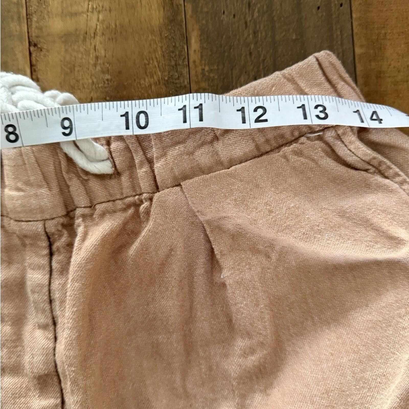 Free People Free People $168 Desert Heat Pants Dune XS Linen Blend Size 26" / US 2 / IT 38 - 8 Thumbnail