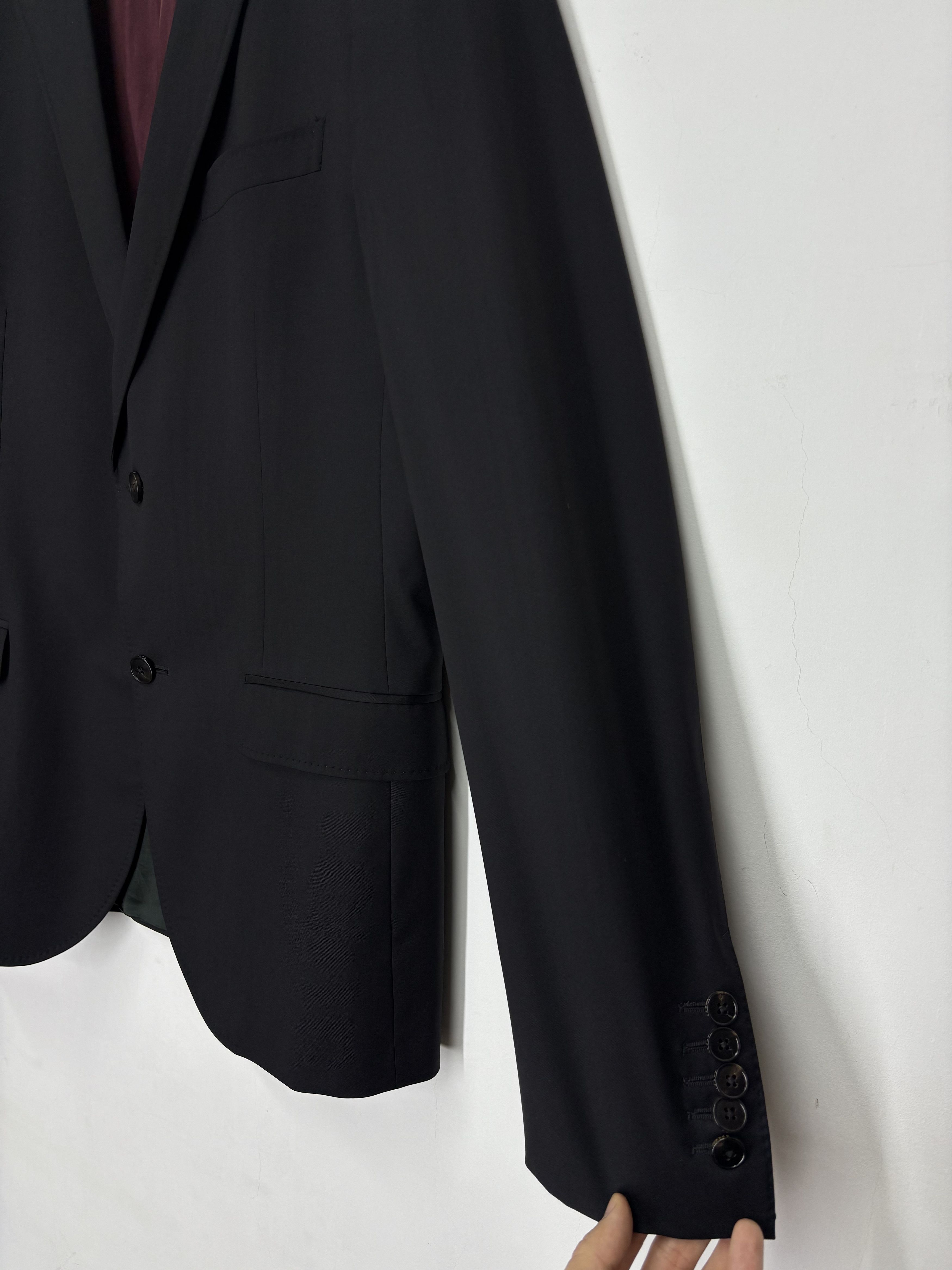Gucci Gucci Black Wool Blazer Jacket Size 50R - 11 Thumbnail