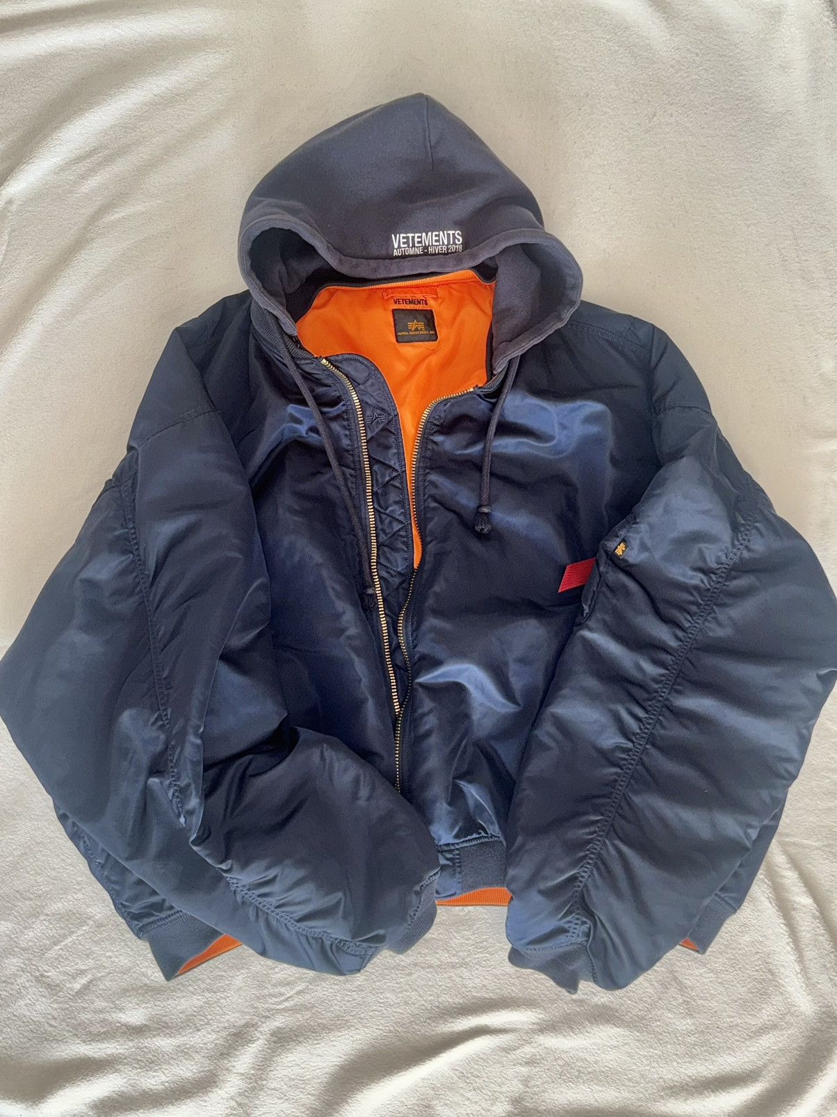 Vetements Vetements 18AW Runway MA-1 Bomber Jacket Size US M / EU 48-50 / 2 - 6 Thumbnail
