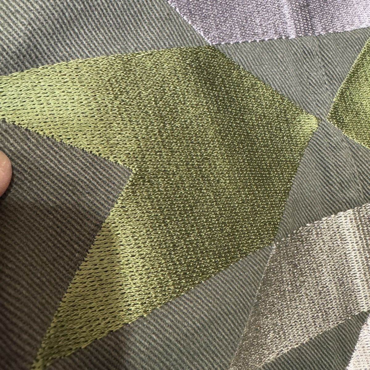 Vintage ZoeK Cotton Twill Inkas Jacket XL Olive Embroidered Size US XL / EU 56 / 4 - 10 Thumbnail