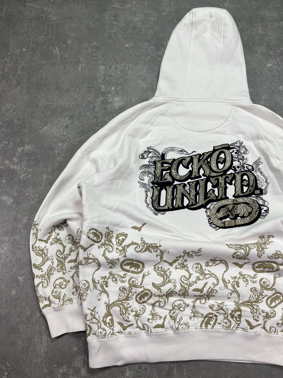 Ecko Unltd. Ecko Unltd. Big Logo Printed AOP Baggy Hoodie L XL Size US L / EU 52-54 / 3 - 9 Thumbnail