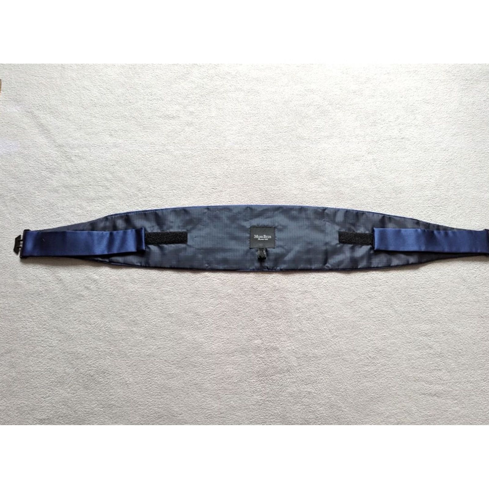 Vintage Moss Bros Cummerbund Blue Size ONE SIZE - 6 Thumbnail