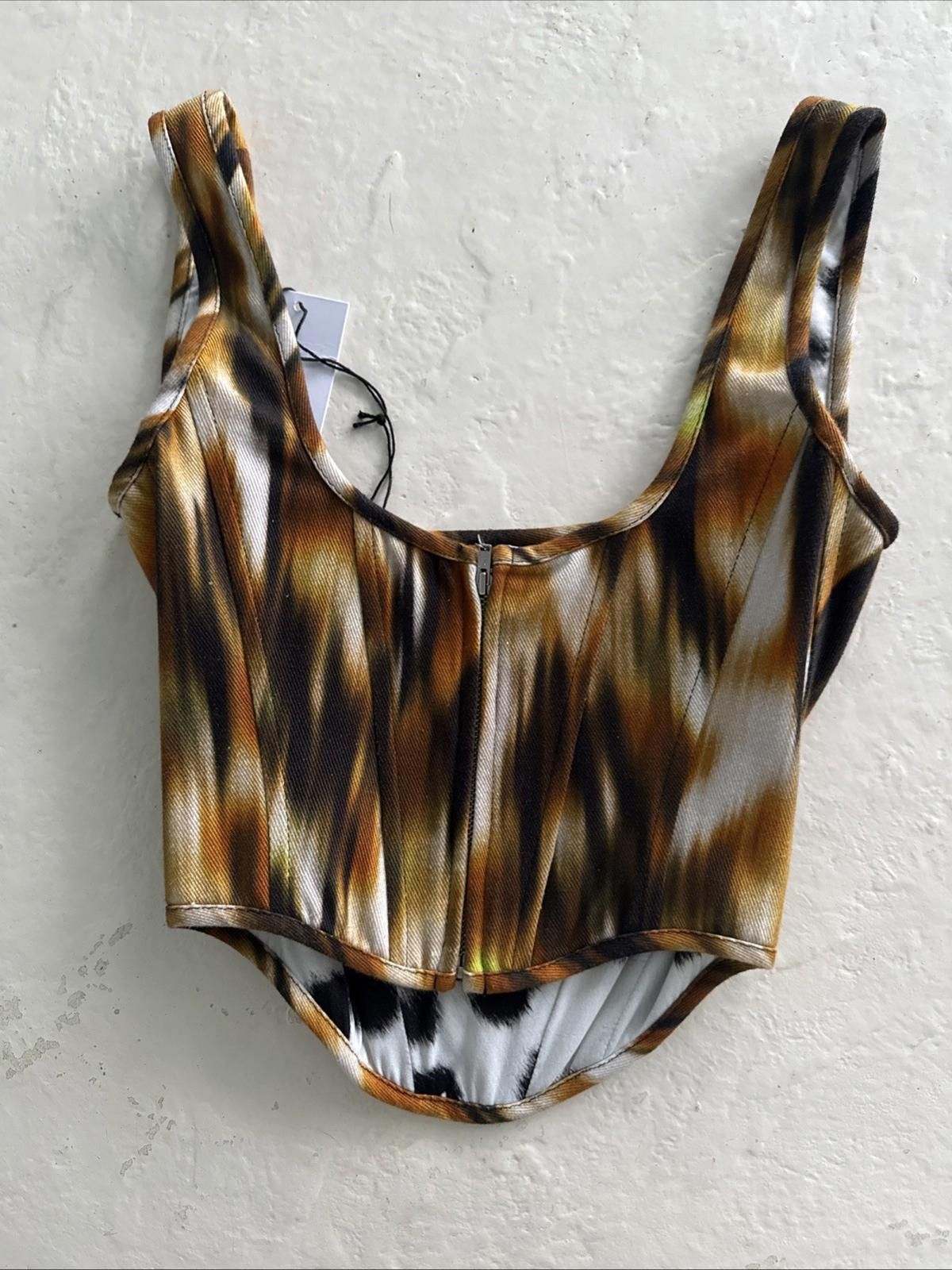 Other PRISCAVera Women's Corset - Tie Dyed - Size XS NWT Size XS / US 0-2 / IT 36-38 - 4 Thumbnail