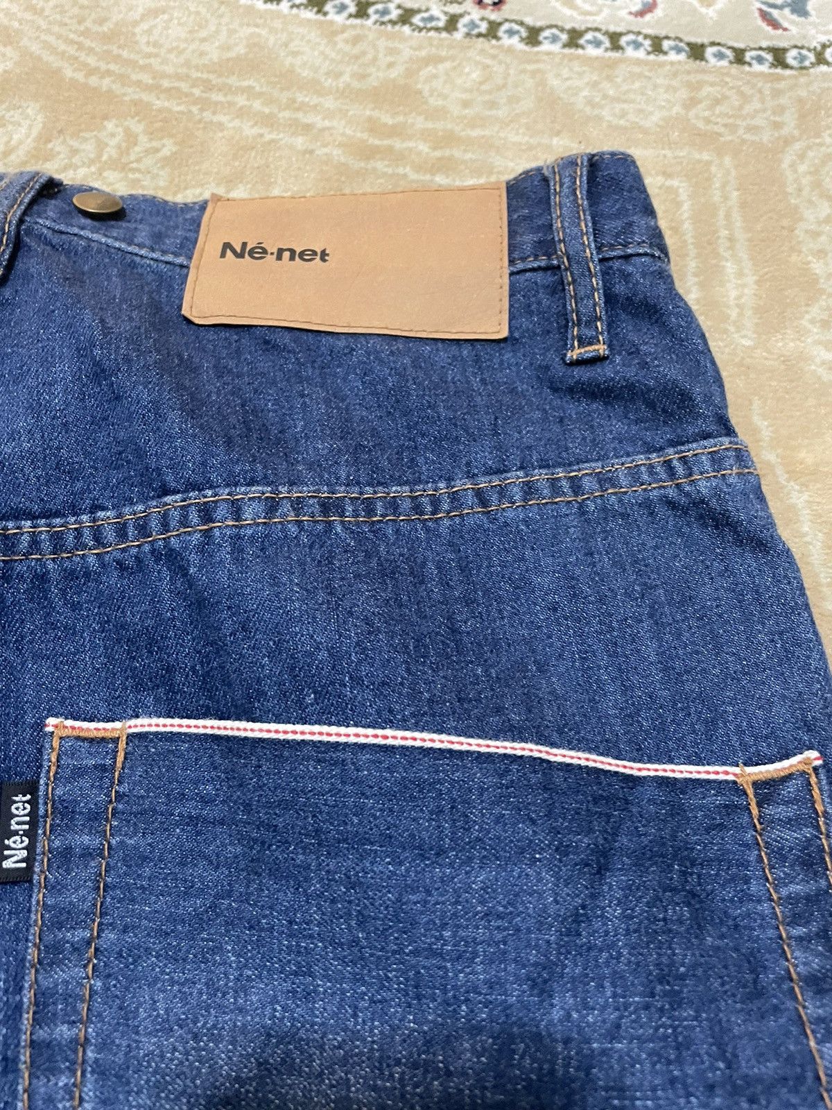 Designer × Ne-Net × Vintage Double Waist Issey Miyake Selvedge Denim Ne-Net Size US 30 / EU 46 - 5 Thumbnail