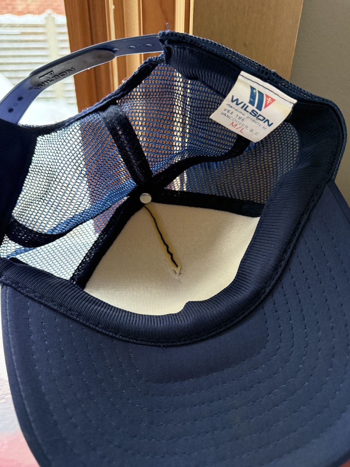 Vintage Vintage 80s Victoria Canada Snapback Mesh Trucker Hat Size ONE SIZE - 5 Thumbnail