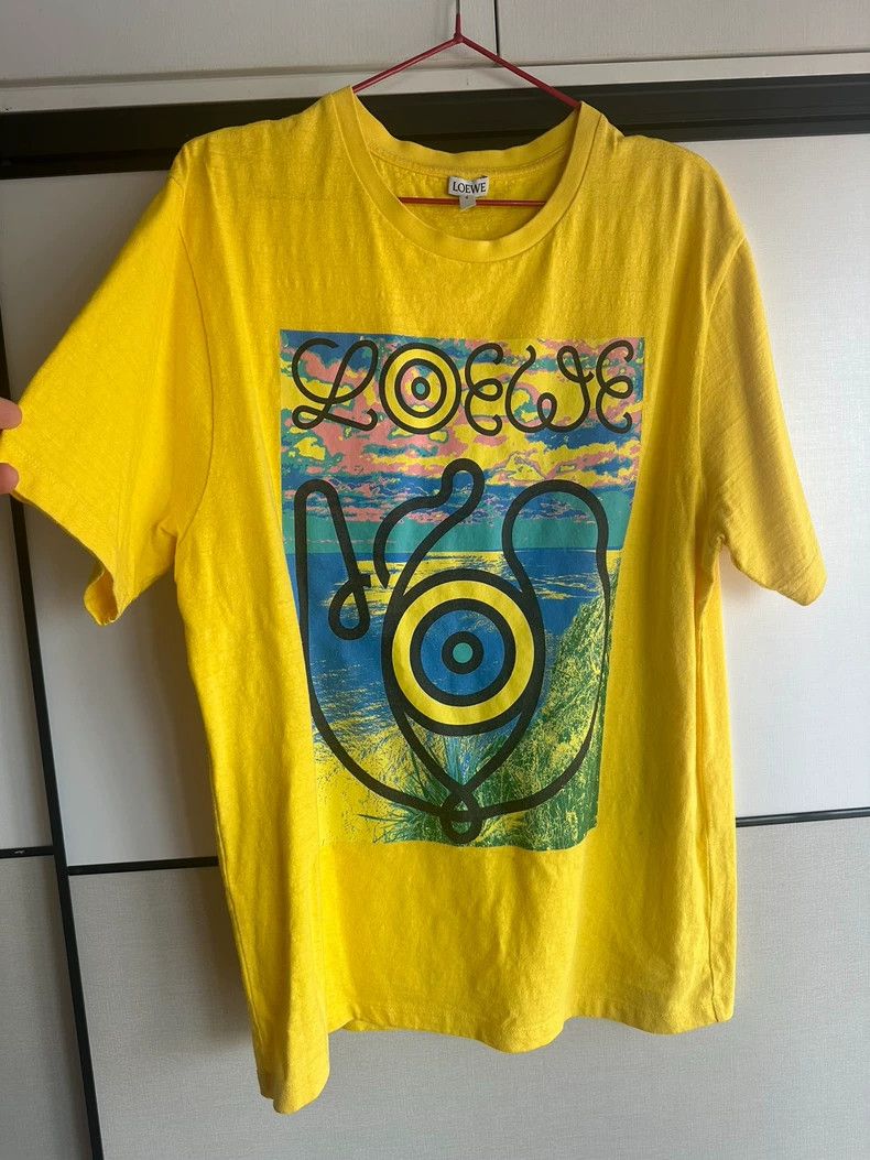 Loewe Loewe Yellow Short Sleeve T-shirt - dmc Size US L / EU 52-54 / 3 - 1 Thumbnail