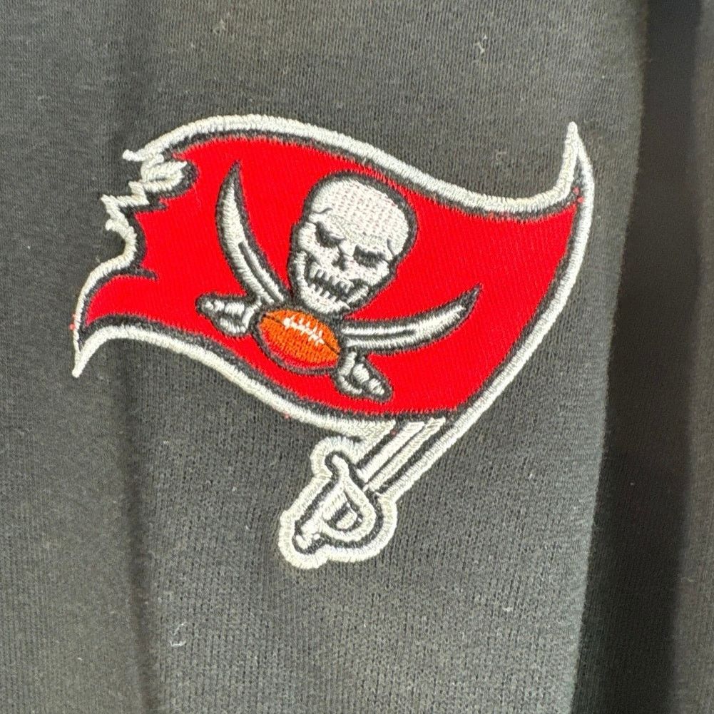 NFL NFL Team Apparel Tampa Bay Bucs Black Hoodie women sz L Size L / US 10 / IT 46 - 2 Thumbnail