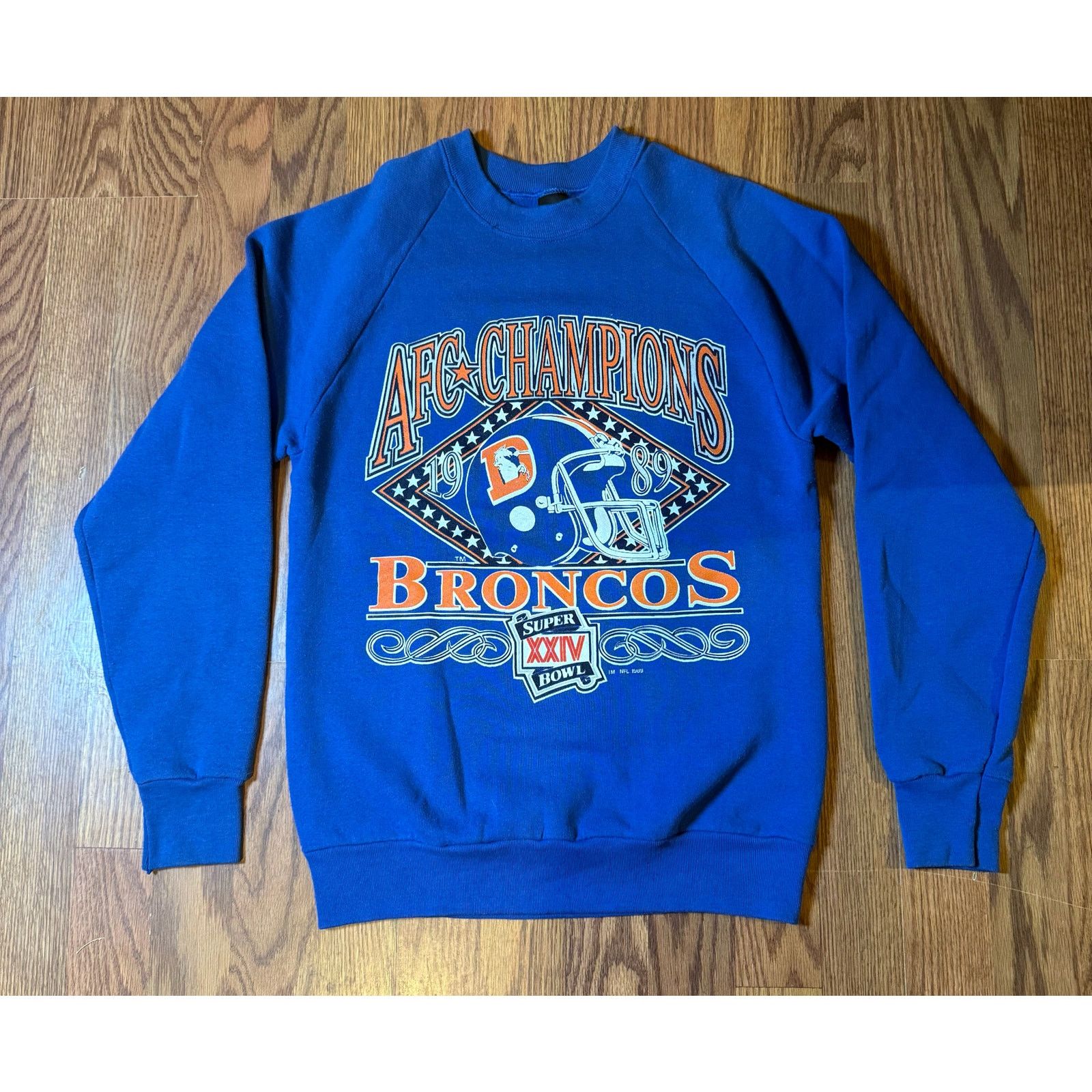 AFC Champions Broncos 1989 Crew Size M