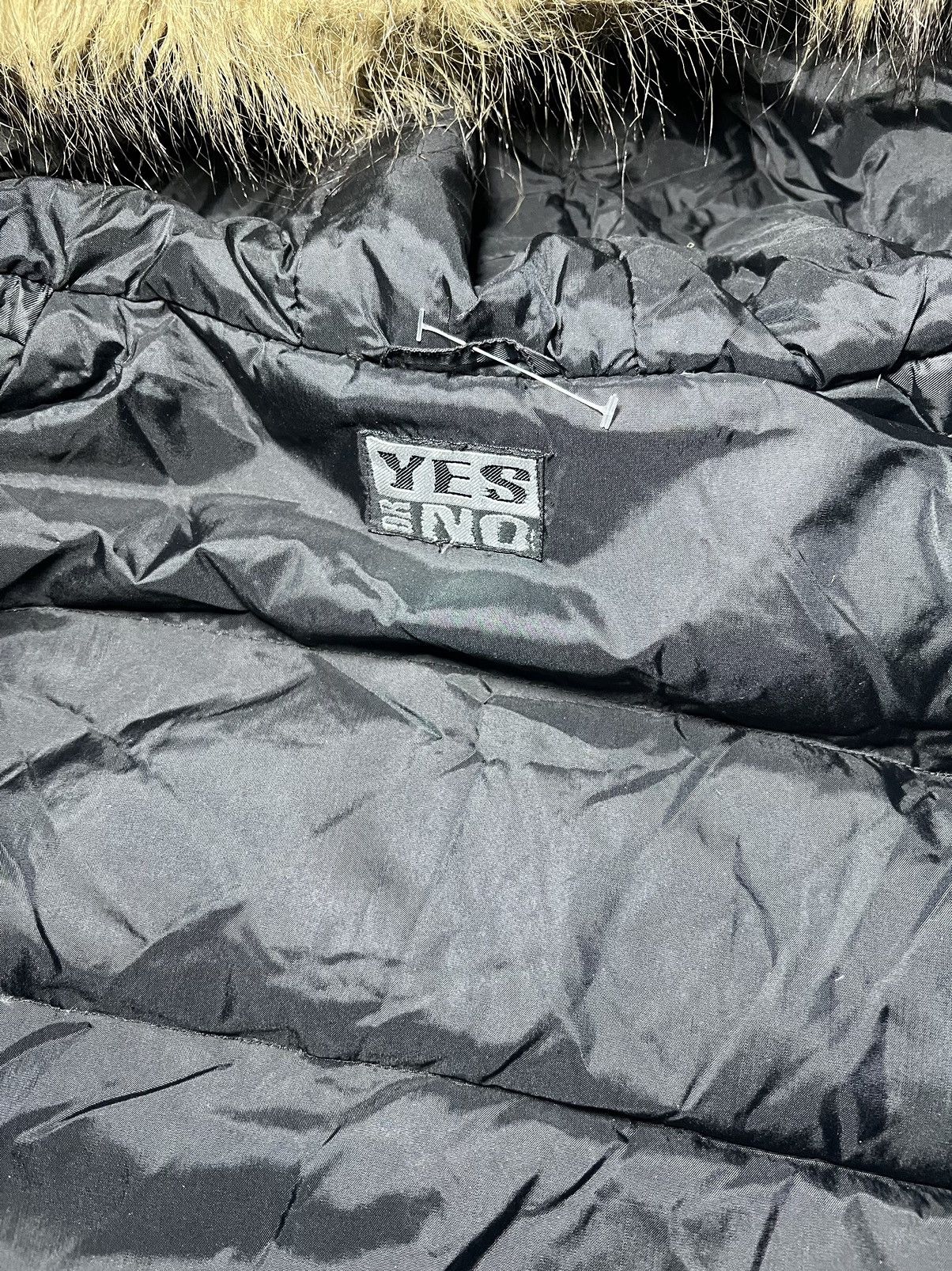 Other Vintage Y2K Yes Or No Black Down Bomber Jacket Avia MA-1 Size S / US 4 / IT 40 - 14 Thumbnail