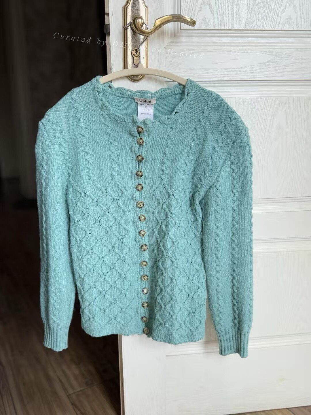 Vintage Chloé Wool Cardigan Size XS / US 0-2 / IT 36-38 - 1 Thumbnail