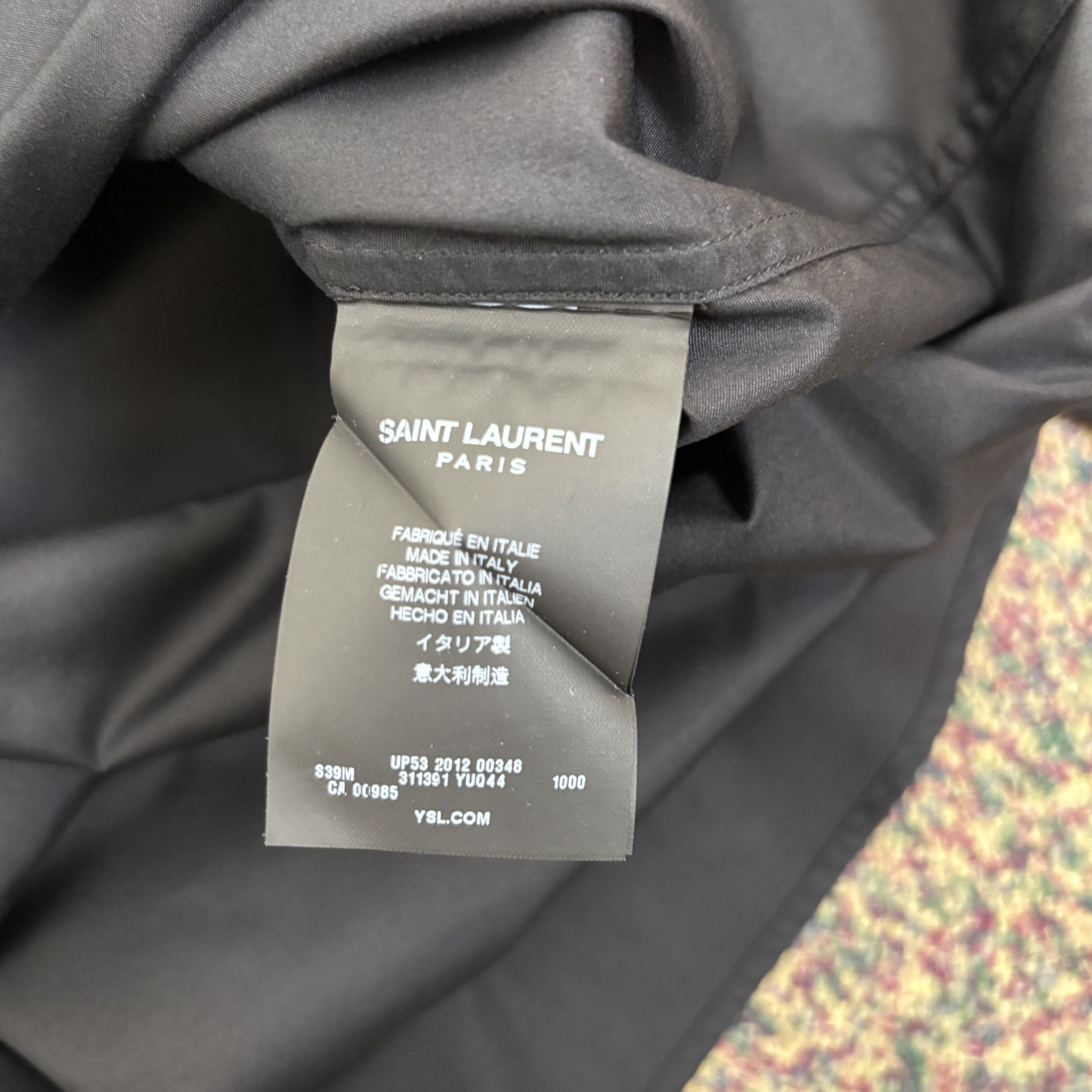 Saint Laurent Paris Saint Laurent Black & White Shirt Size US L / EU 52-54 / 3 - 4 Thumbnail