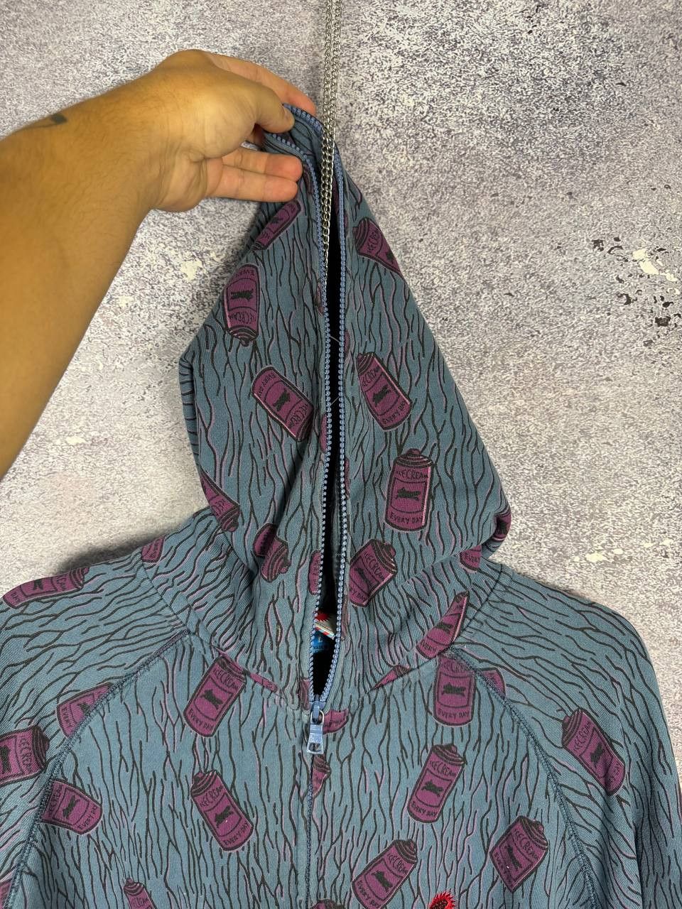 Icecream RARE BBC Icecream Spray Camo Full Zip Hoodie 2XL Size Size US XXL / EU 58 / 5 - 17 Thumbnail