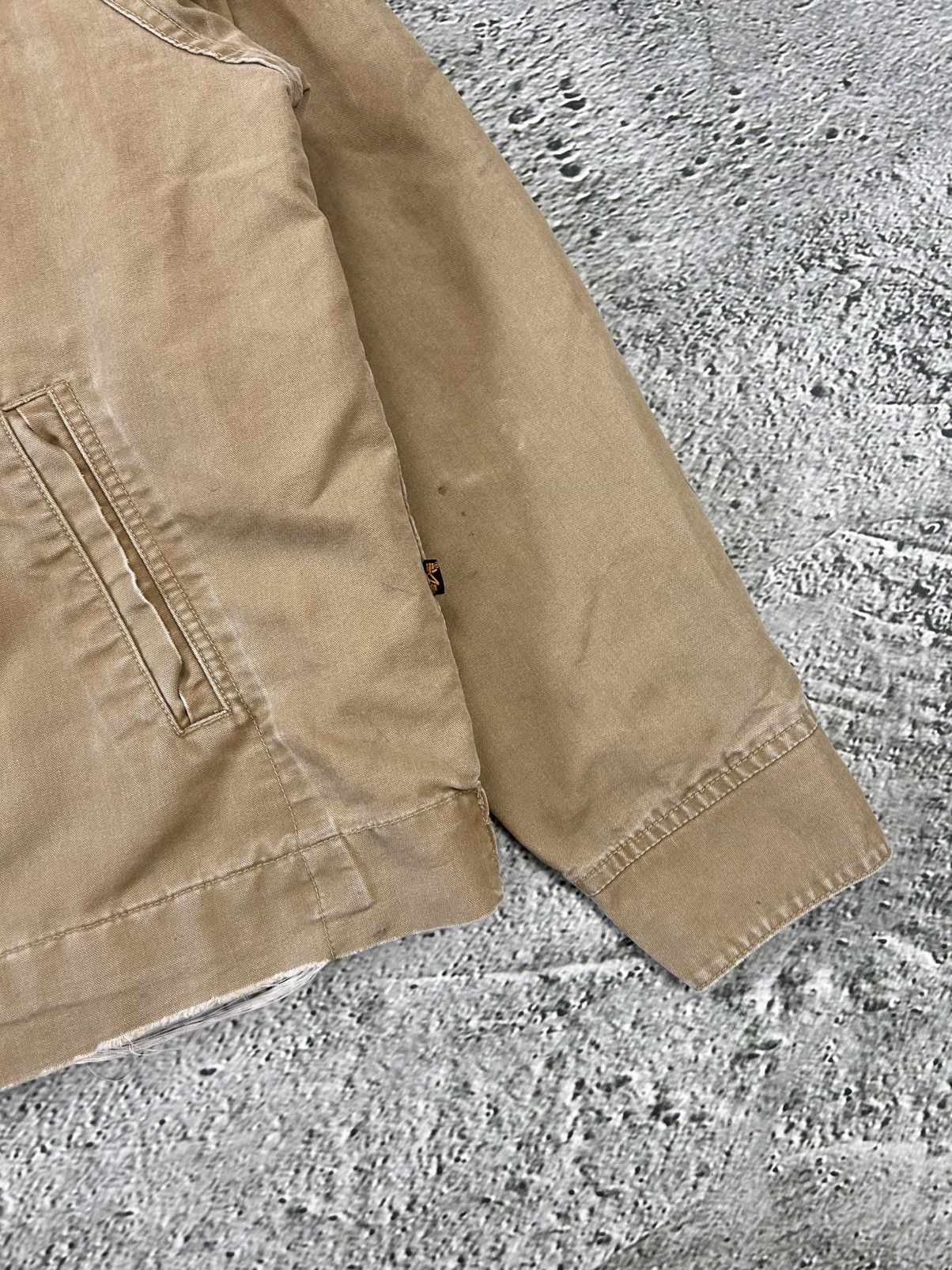Alpha Industries × Vintage Alpha Industries vintage Brown military cargo jacket Size US XL / EU 56 / 4 - 4 Thumbnail