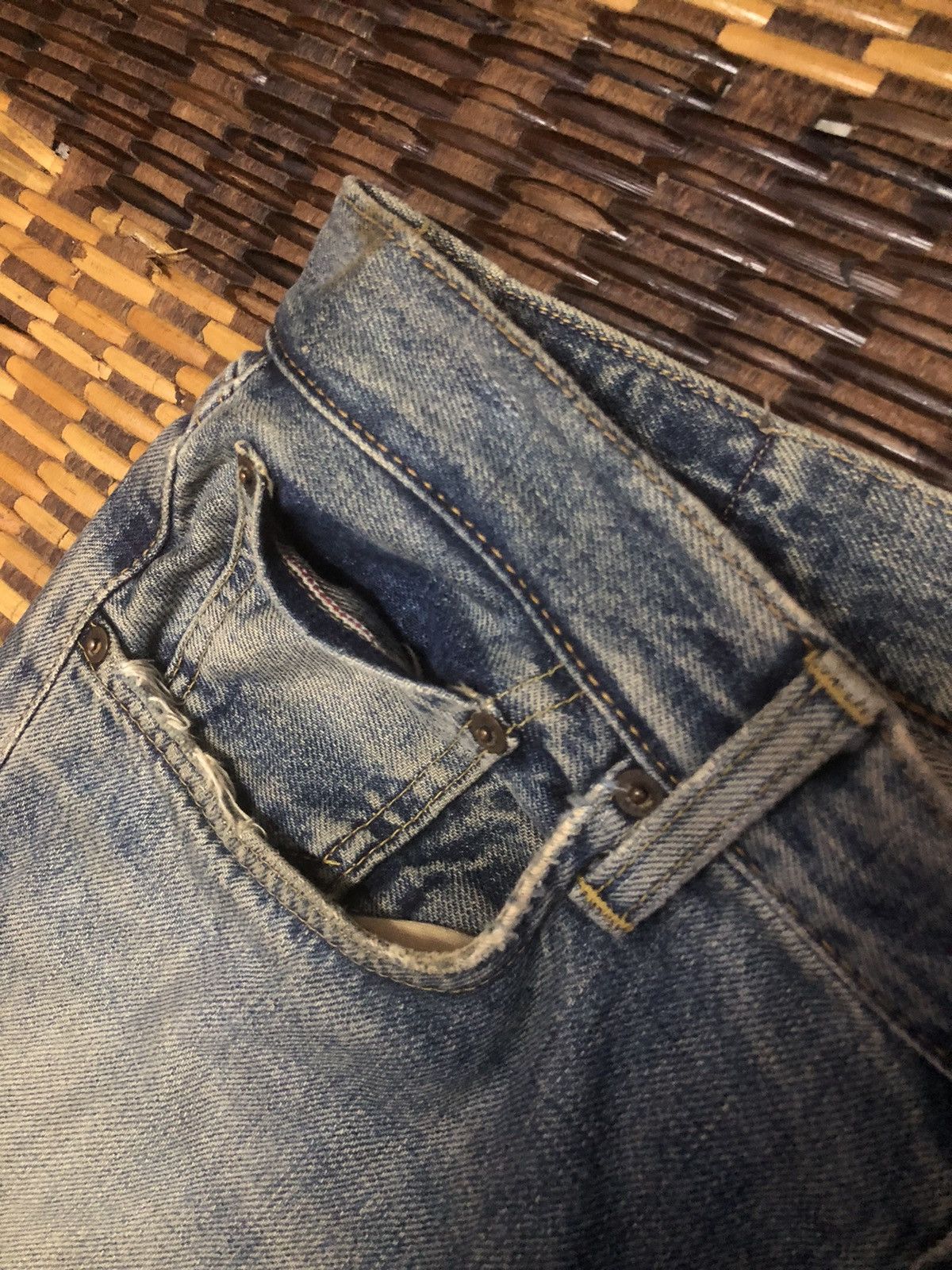 Edwin × Evisu Vintage Edwin Custom Made Evisu Selvedge Jeans Size US 32 / EU 48 - 11 Thumbnail