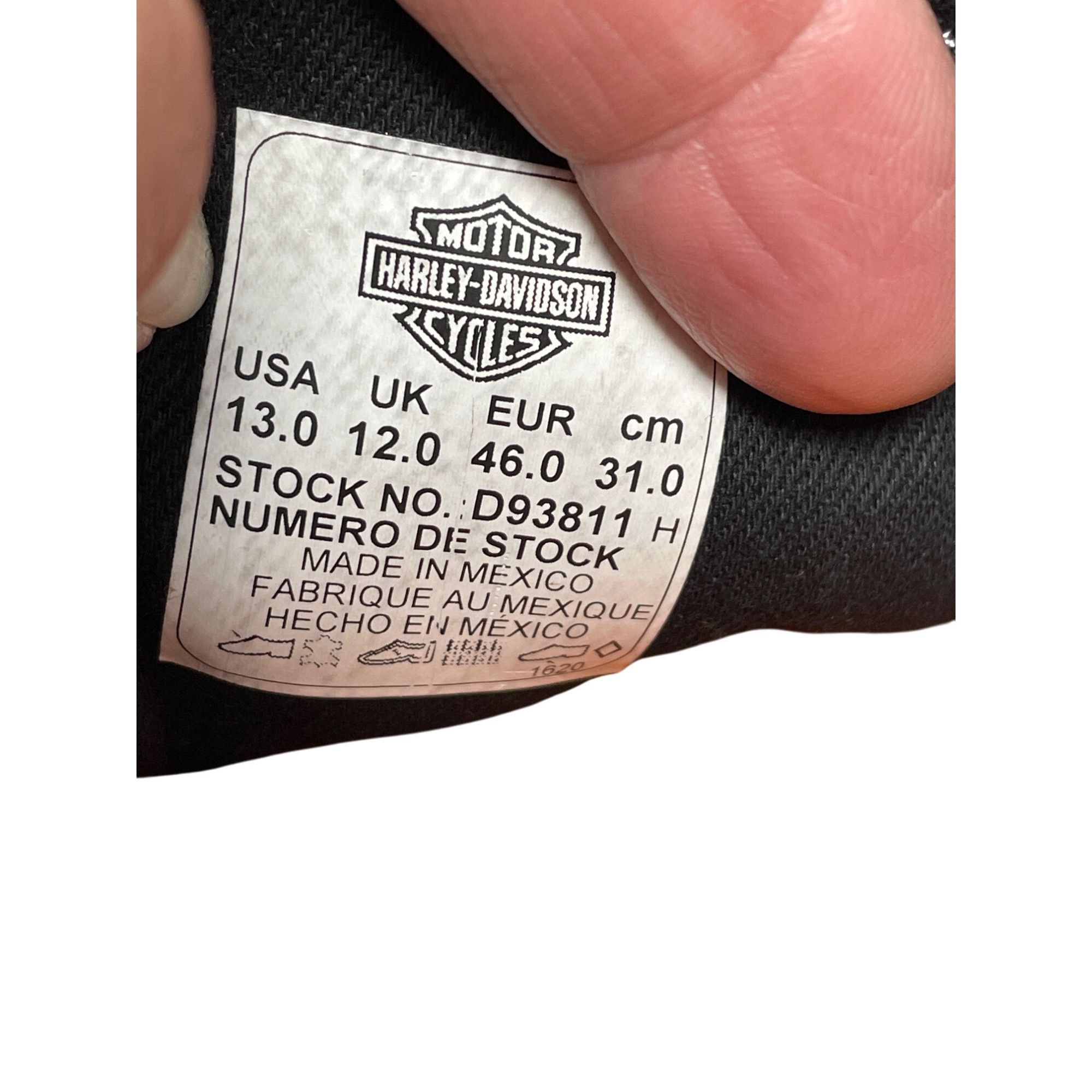 Harley Davidson Harley-Davidson Mens Low-Top Vulcon Black Orange Sneakers Si Size US 13 / EU 46 - 6 Thumbnail
