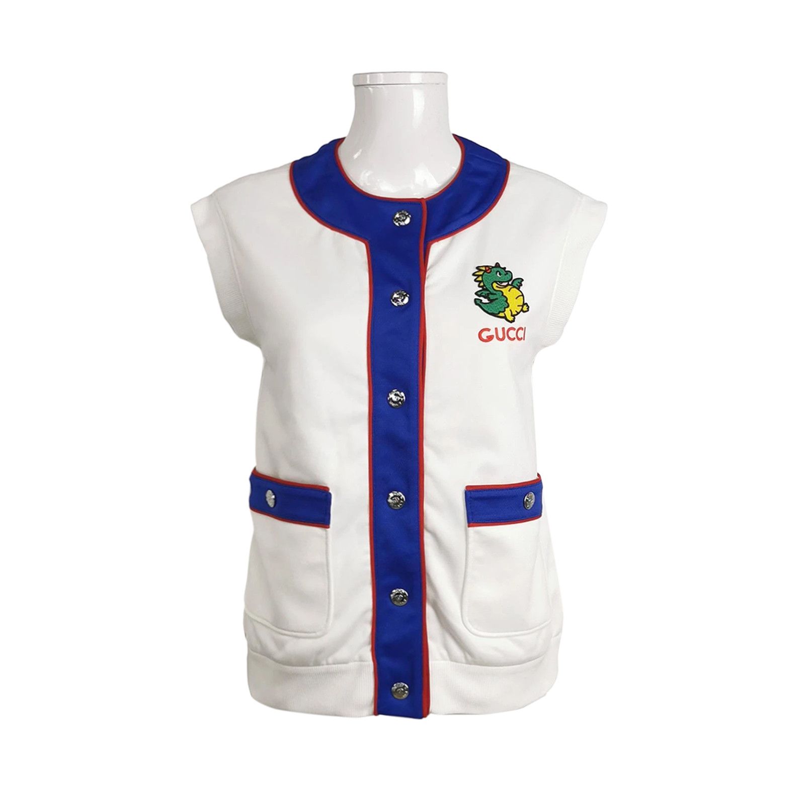 Gucci Gucci Dragon Graphic Vest Size XXS Size XXS / US 00 / IT 34 - 1 Thumbnail