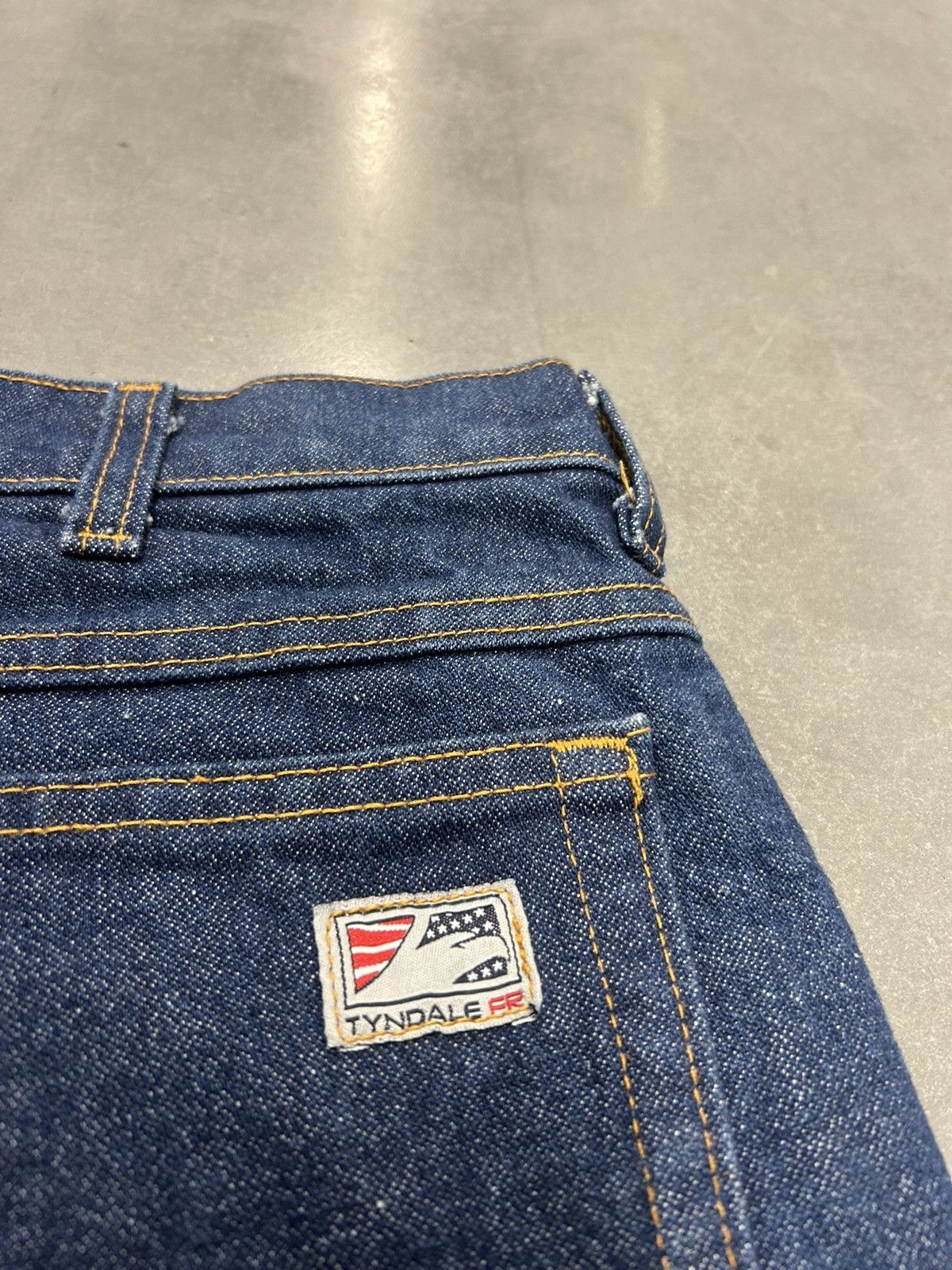 Vintage Vintage navy blue denim jeans Size US 34 / EU 50 - 3 Thumbnail