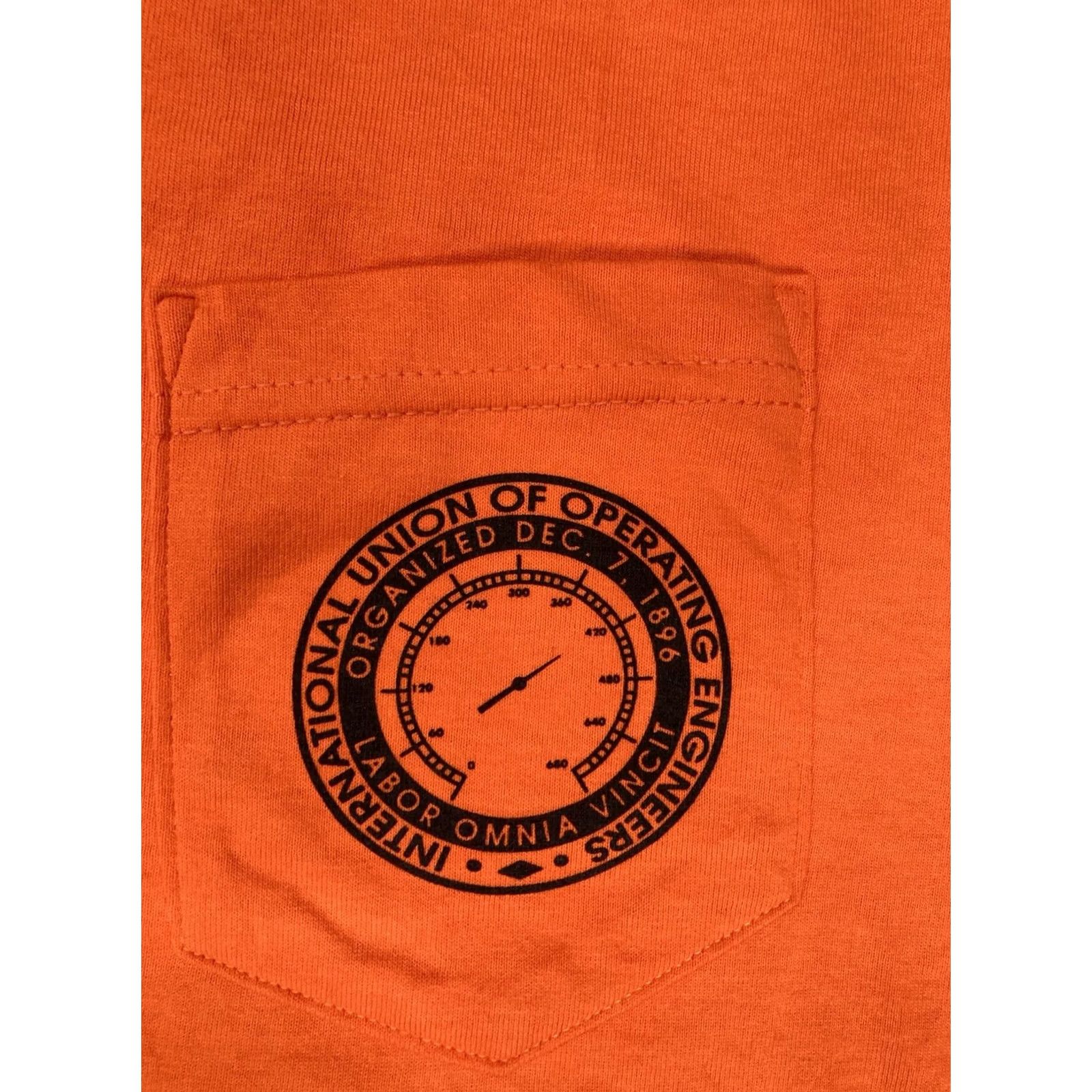 Vintage VINTAGE Union Of Operating Engineers Local 487 Miami Graphic Pocket T-shirt Men Small Size US S / EU 44-46 / 1 - 4 Thumbnail