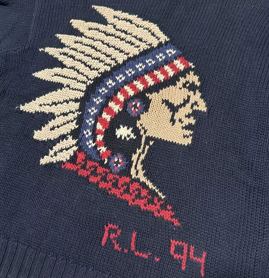 Polo Ralph Lauren Vintage Polo Ralph Lauren Indian Head Sweater Knit XL Size US XL / EU 56 / 4 - 22 Thumbnail