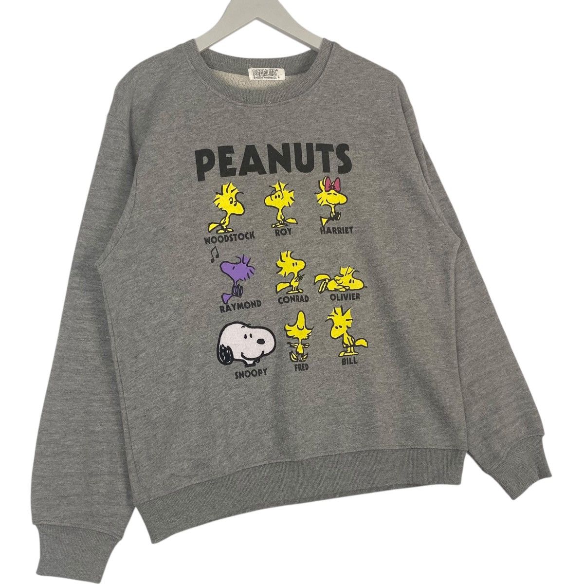 Snoop Dogg Vintage Peanuts Snoopy Uniqlo Crewneck Sweatshirt GraySize L Size L / US 10 / IT 46 - 3 Thumbnail