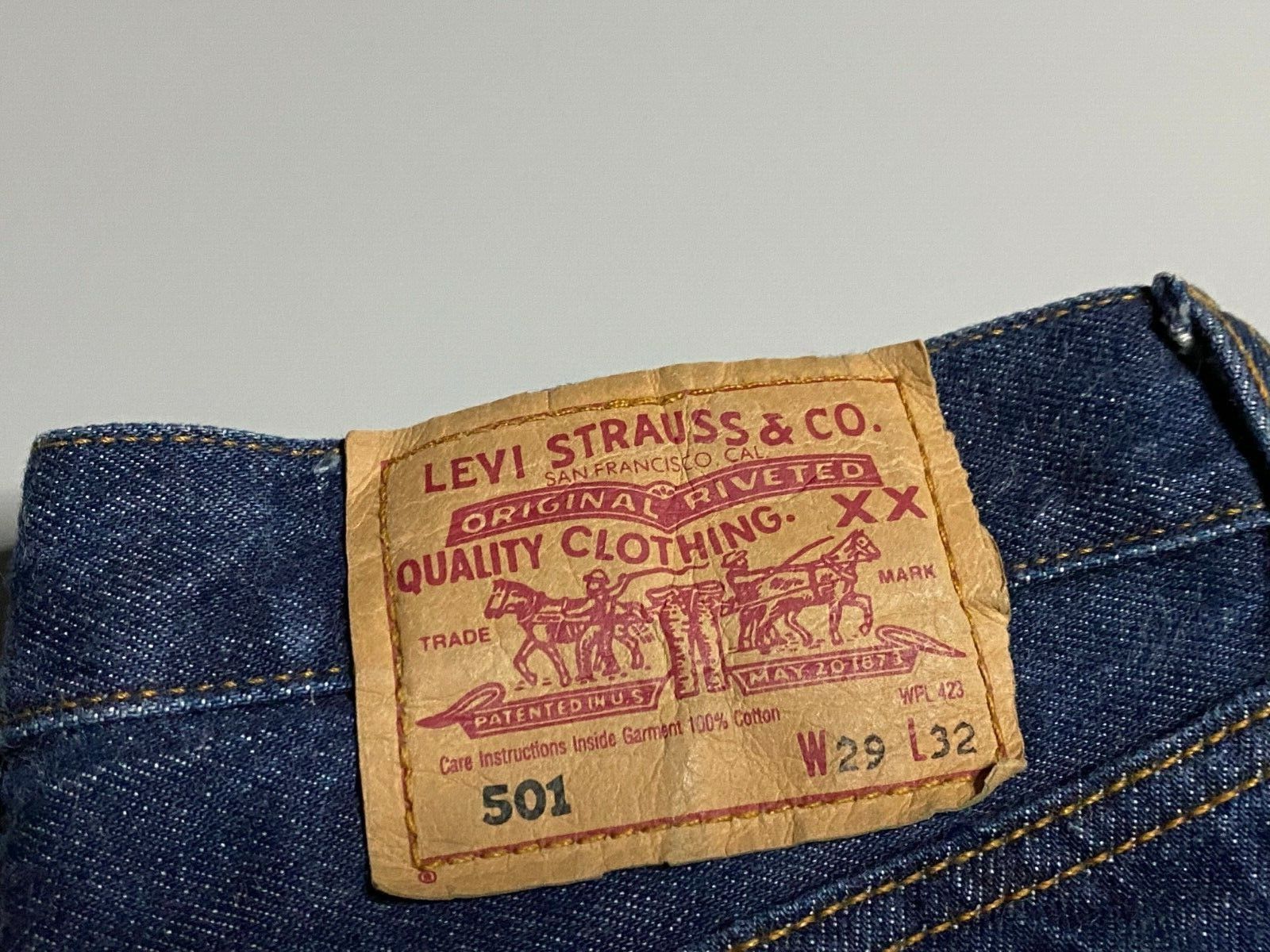 Levi's Levi's 501 men's jeans W29 L32 Size US 29 - 3 Thumbnail